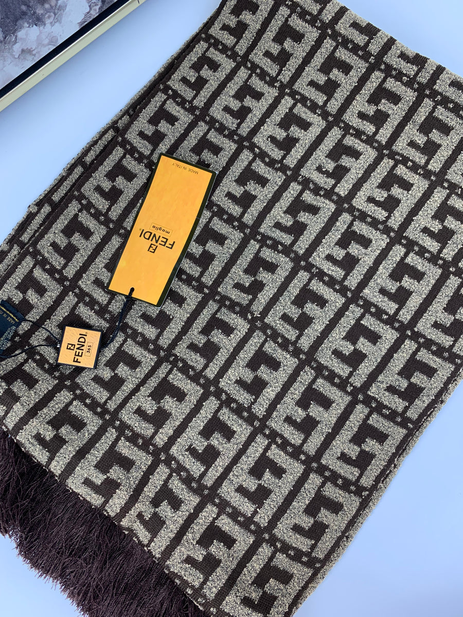 Fendi zucca scarf hotsell