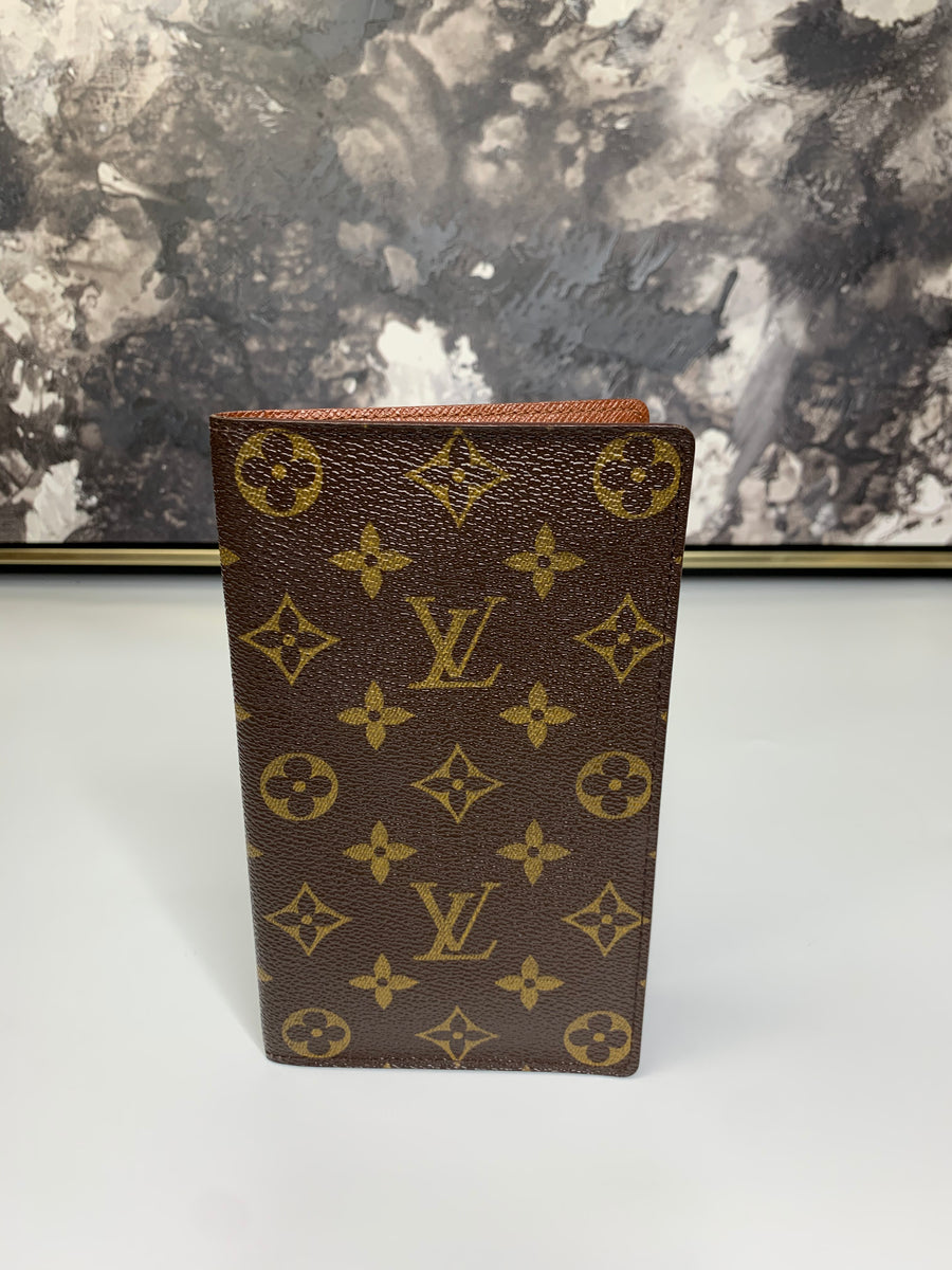 LOUIS VUITTON Monogram Checkbook Holder Wallet Cover 83557