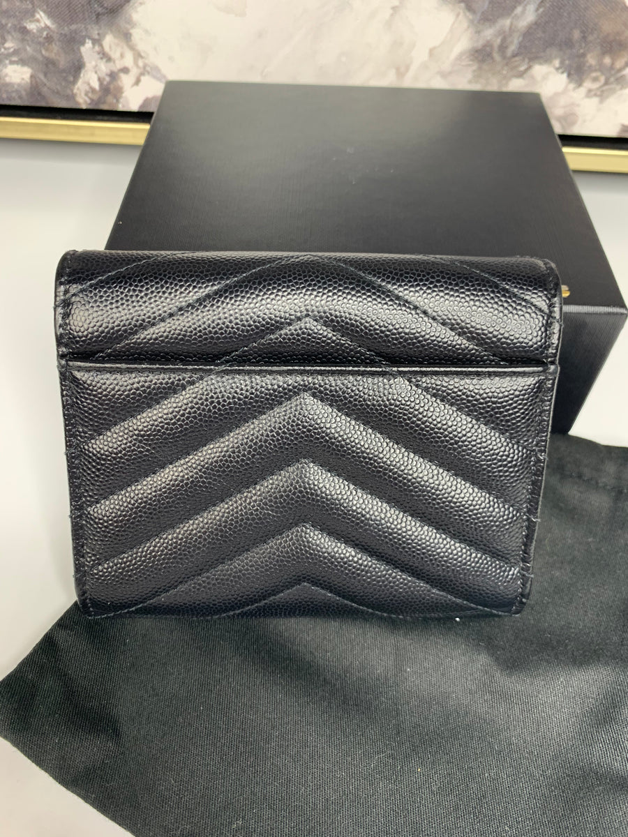Yves Saint Laurent Trifold Compact Wallet yourvintagelvoe