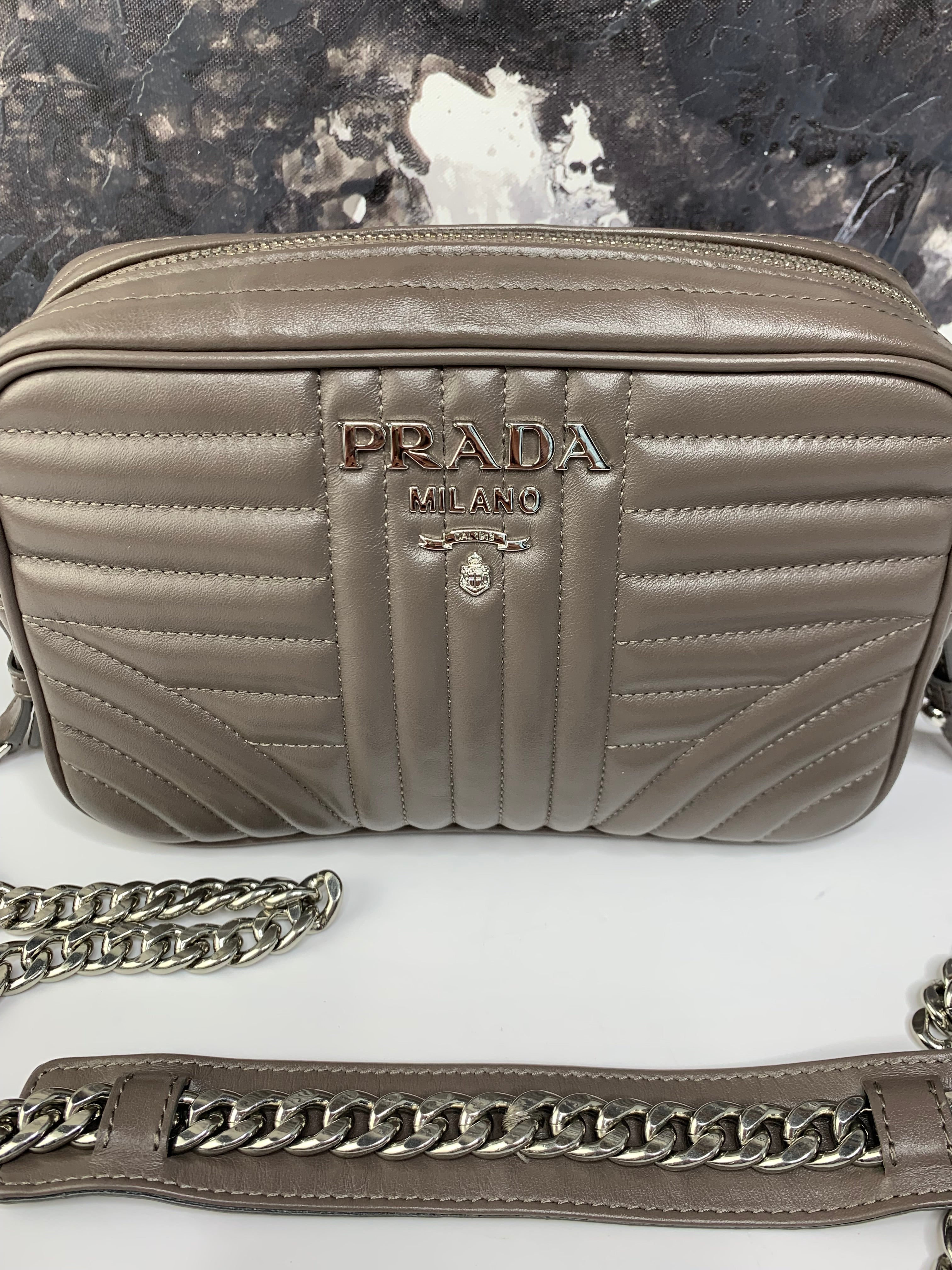 Prada Quilted Camera Bag Crossbody