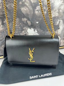 Yves Saint Laurent Medium Sunset in Smooth Leather