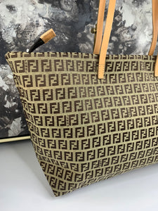 Fendi Zucchino Tote Bag