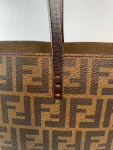 Fendi Zucca Tote in Canvas