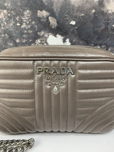 Prada Quilted Camera Bag Crossbody