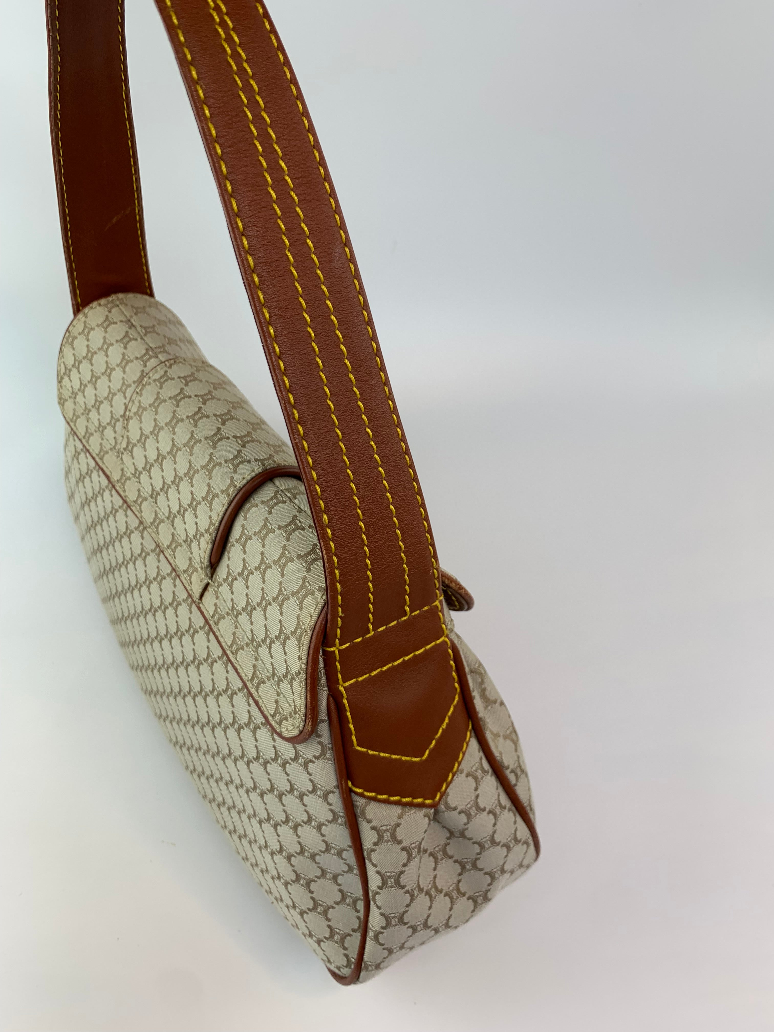 Celine Macadam Buckle Shoulder Bag