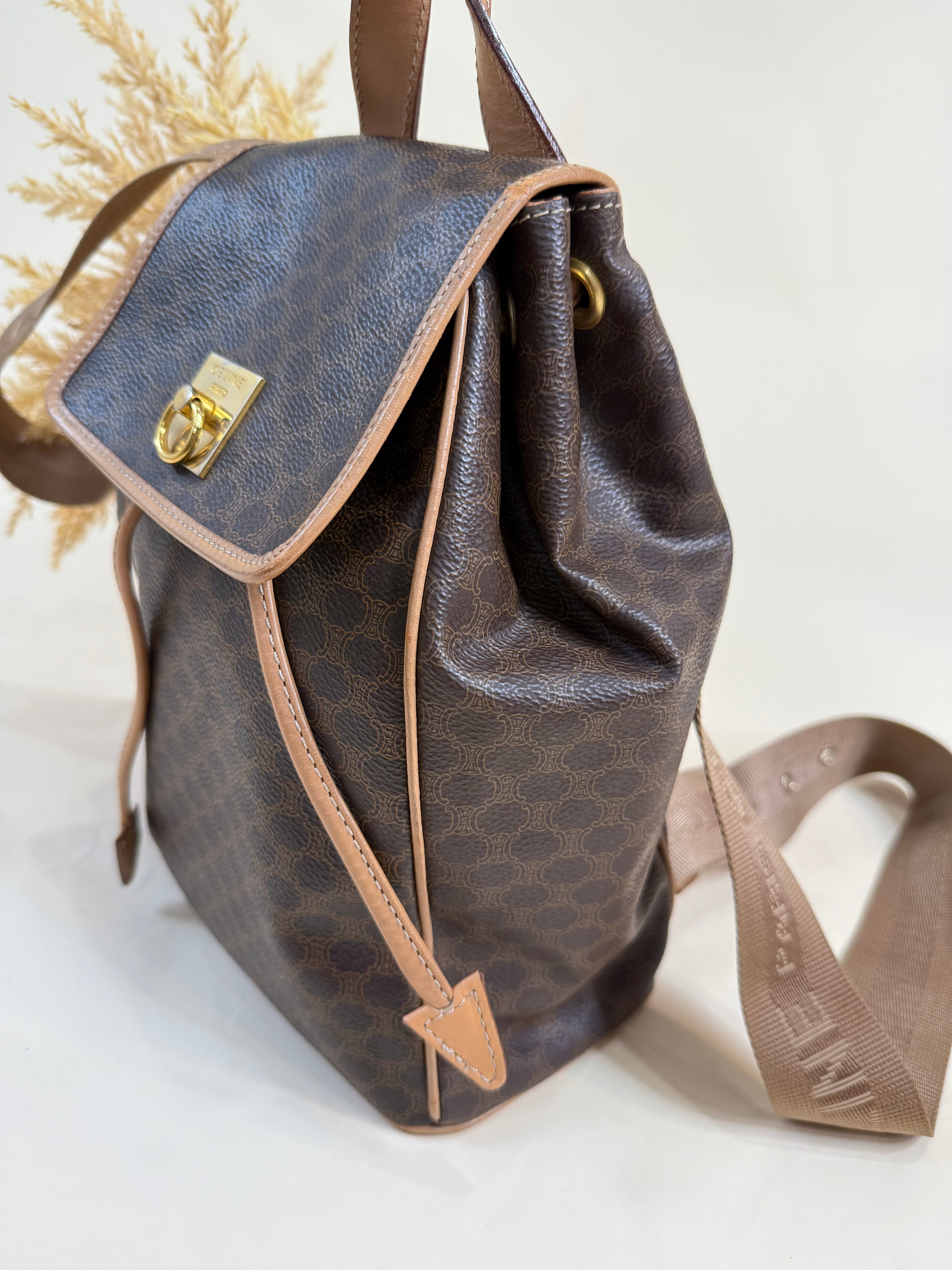 Celine Macadam Small Backpack