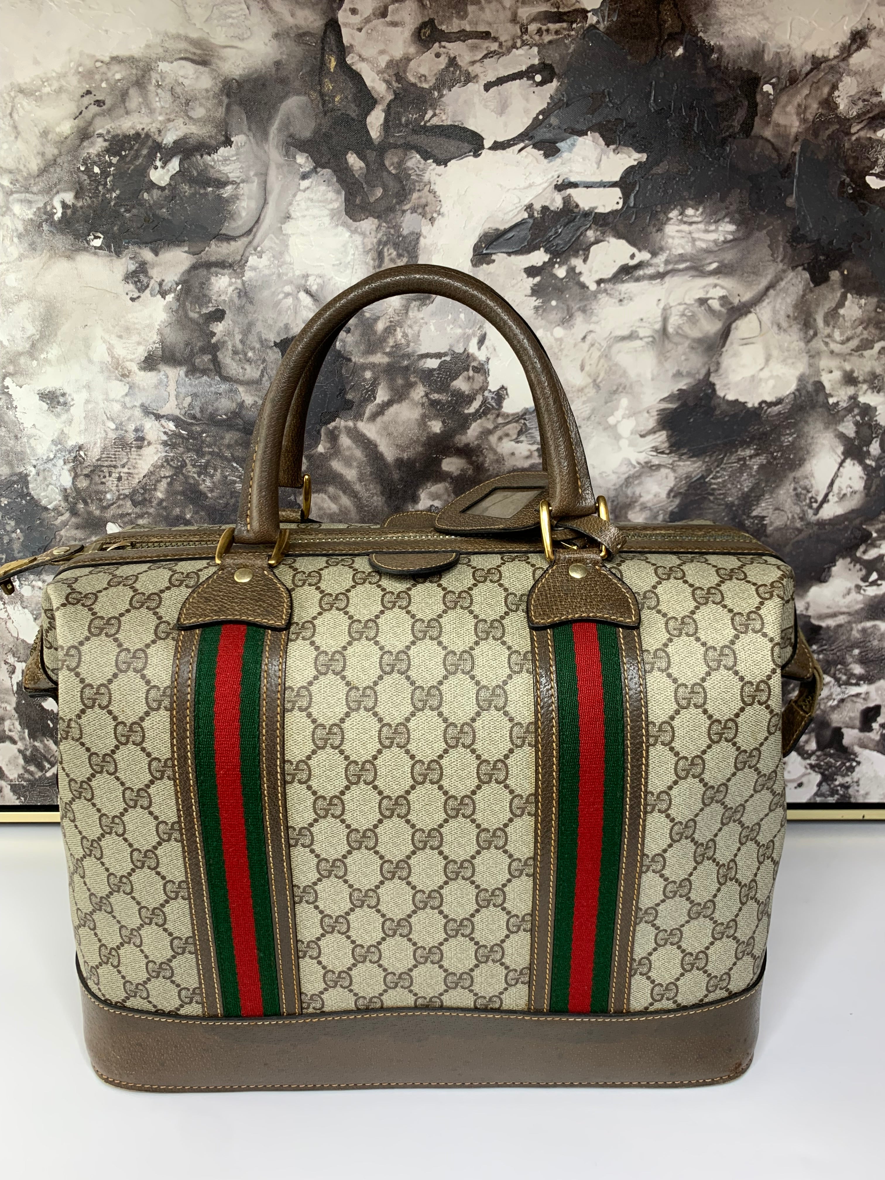 Gucci Vintage Travel Bag