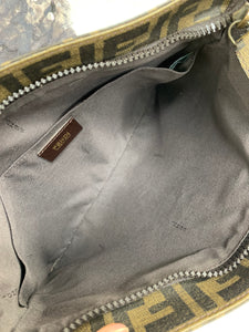 Fendi Zucca Coated Canvas Messenger Bag