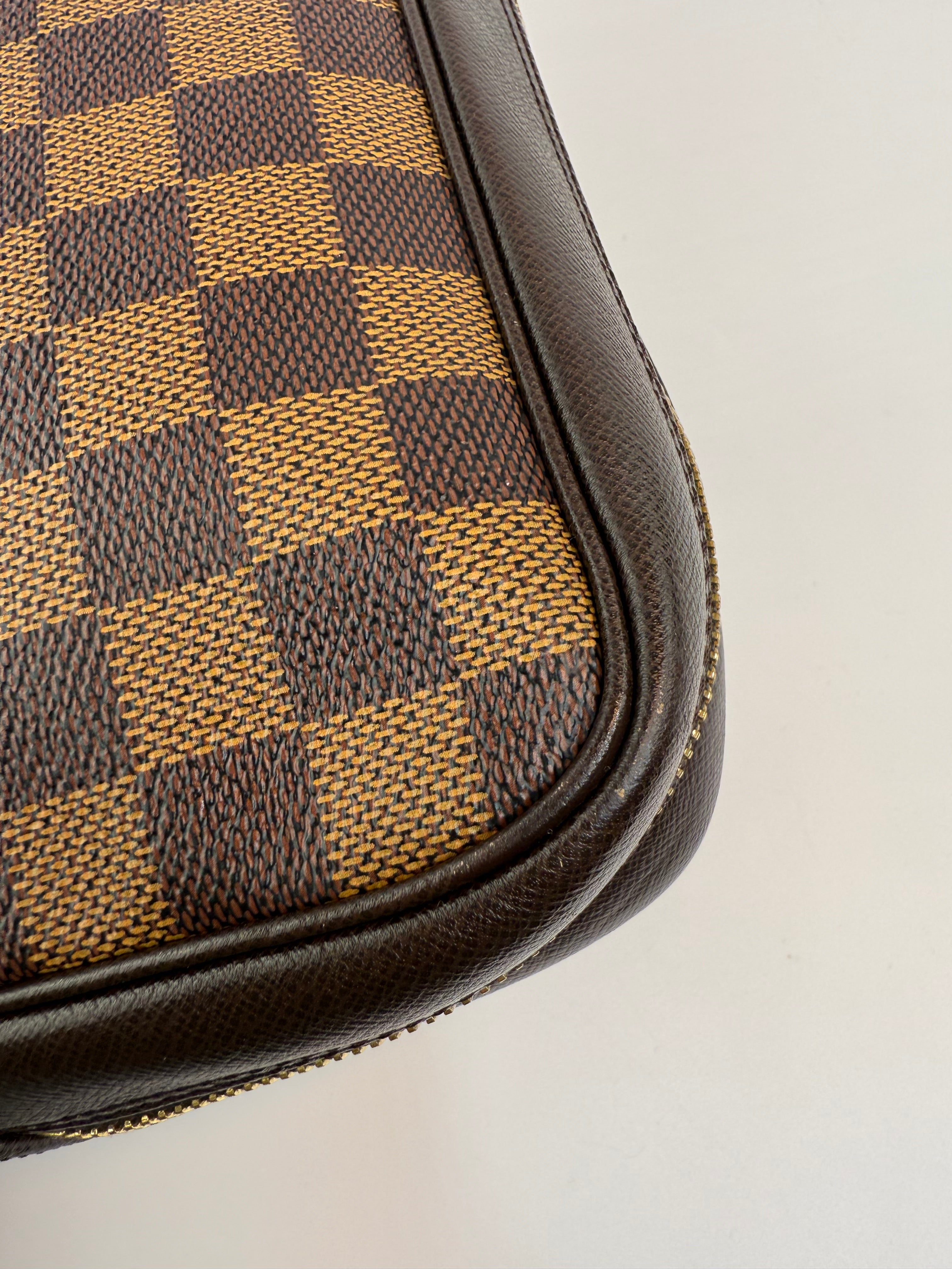 Louis Vuitton Toiletry Pouch in Damier  Ebene