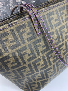 Fendi Zucca Tote in Coated Canvas