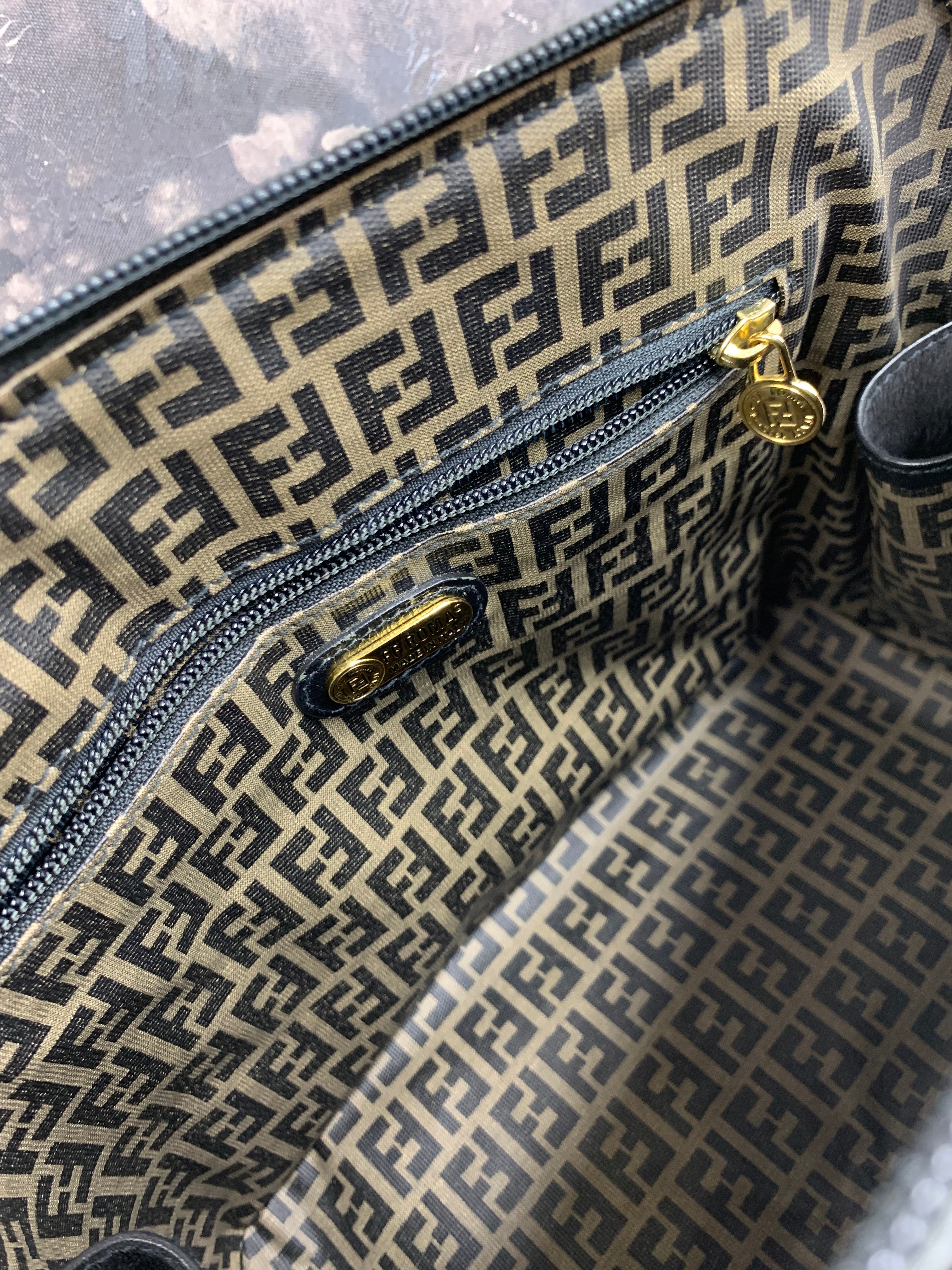 Fendi Zucca Top Handle Tote