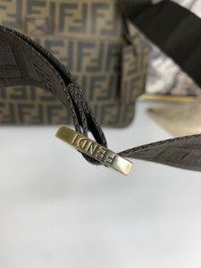 Fendi Zucca Coated Canvas Messenger Bag