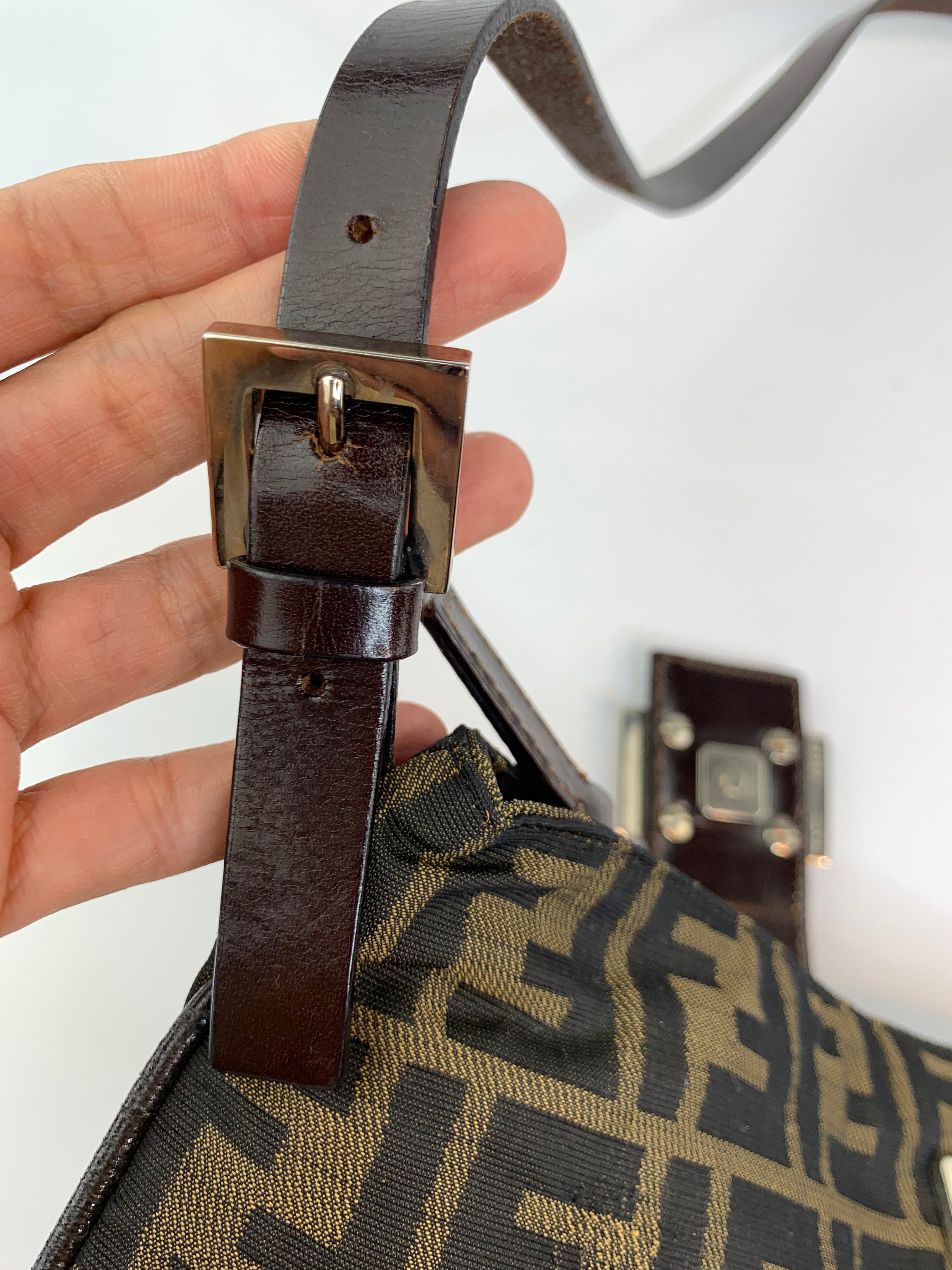 Fendi Zucca Crossbody/ Shoulder Bag