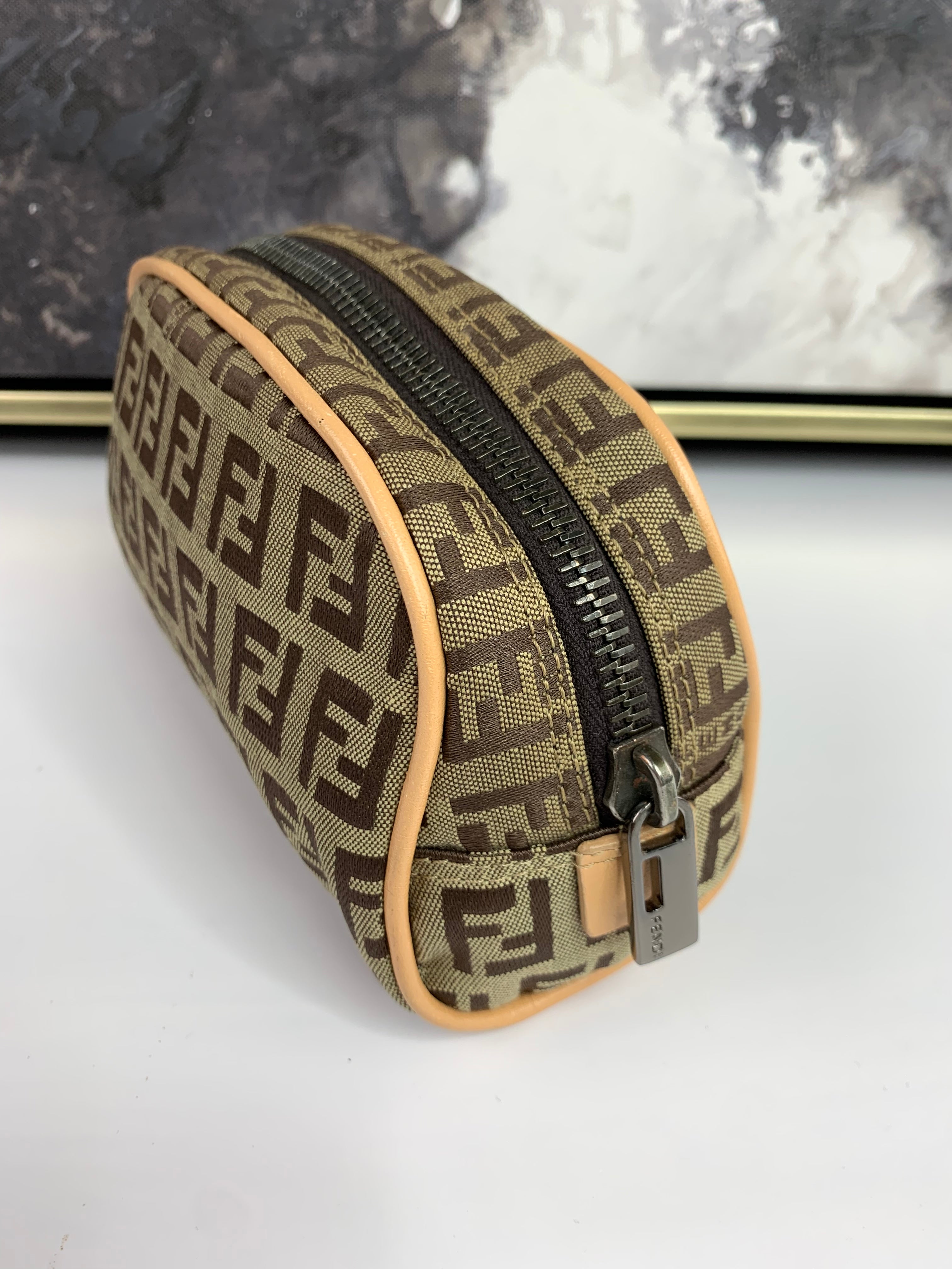 Fendi Zucchino Cosmetic Pouch