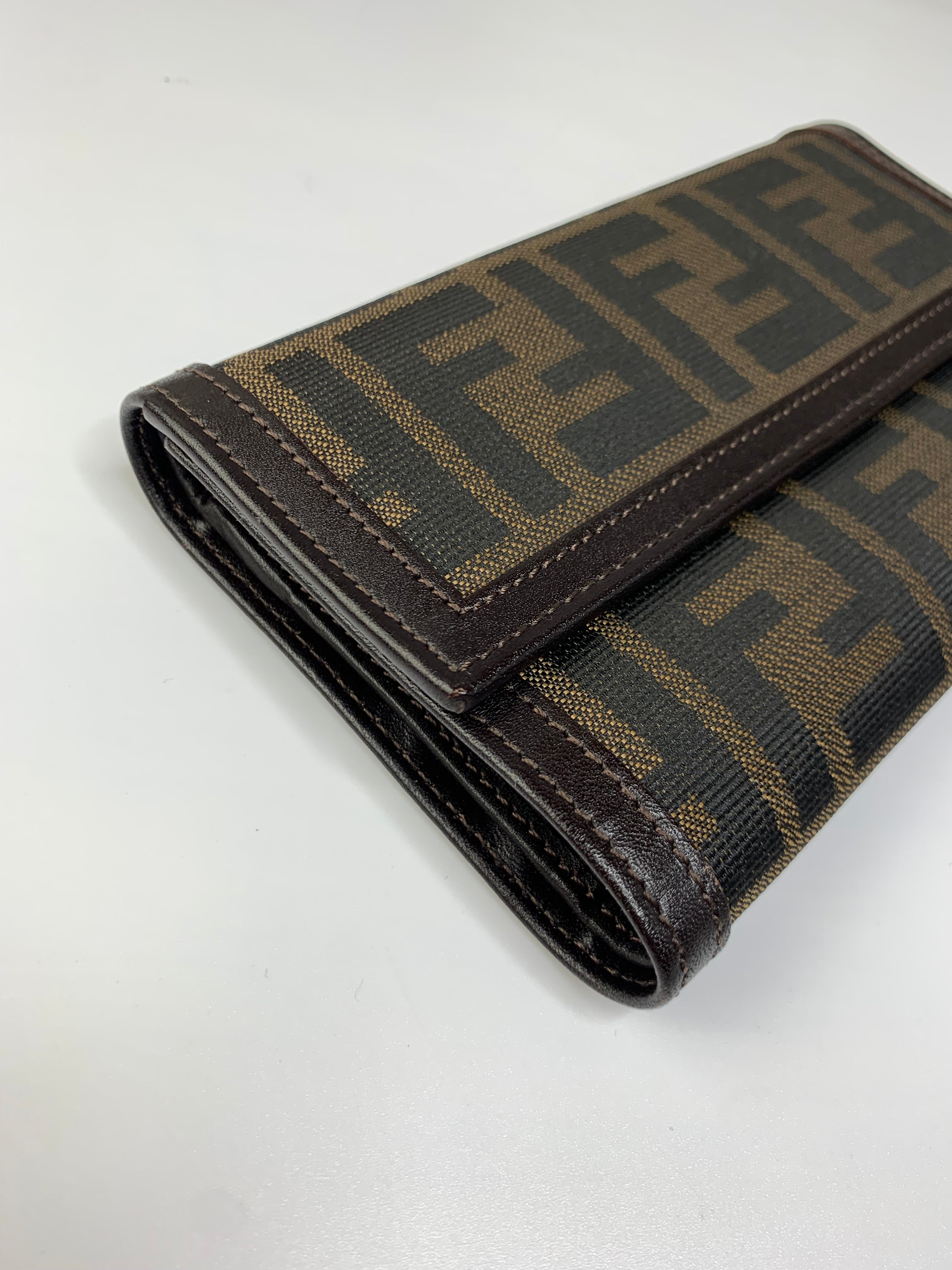 Fendi zucca wallet online