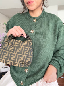 Fendi Zucca Pochette Mini Bag