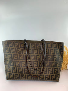 Fendi Zucca Tote in Canvas