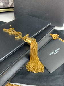 Yves Saint Laurent Kate Chain Wallet with Tassel