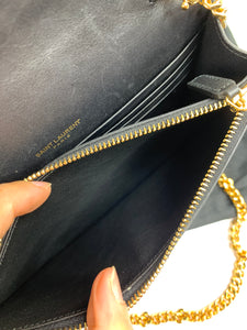 Yves Saint Laurent Kate Chain Wallet with Tassel