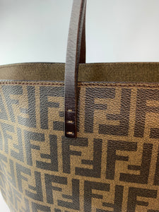 Fendi Zucca Tote in Canvas