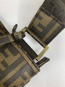 Fendi Zucca Coated Canvas Messenger Bag