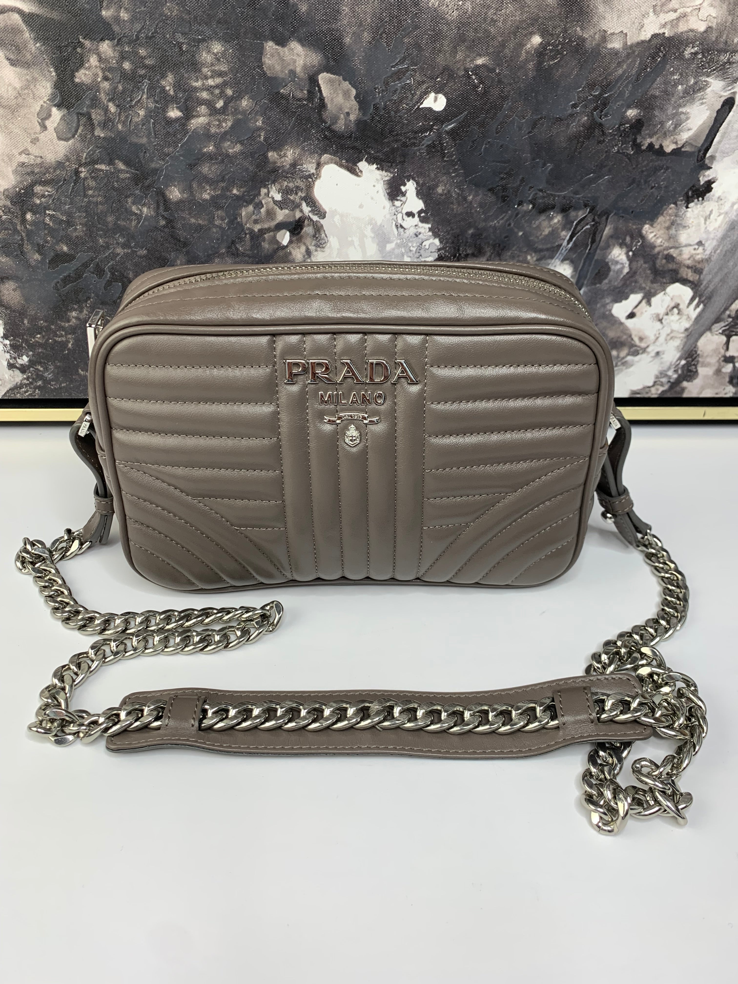 Prada Quilted Camera Bag Crossbody