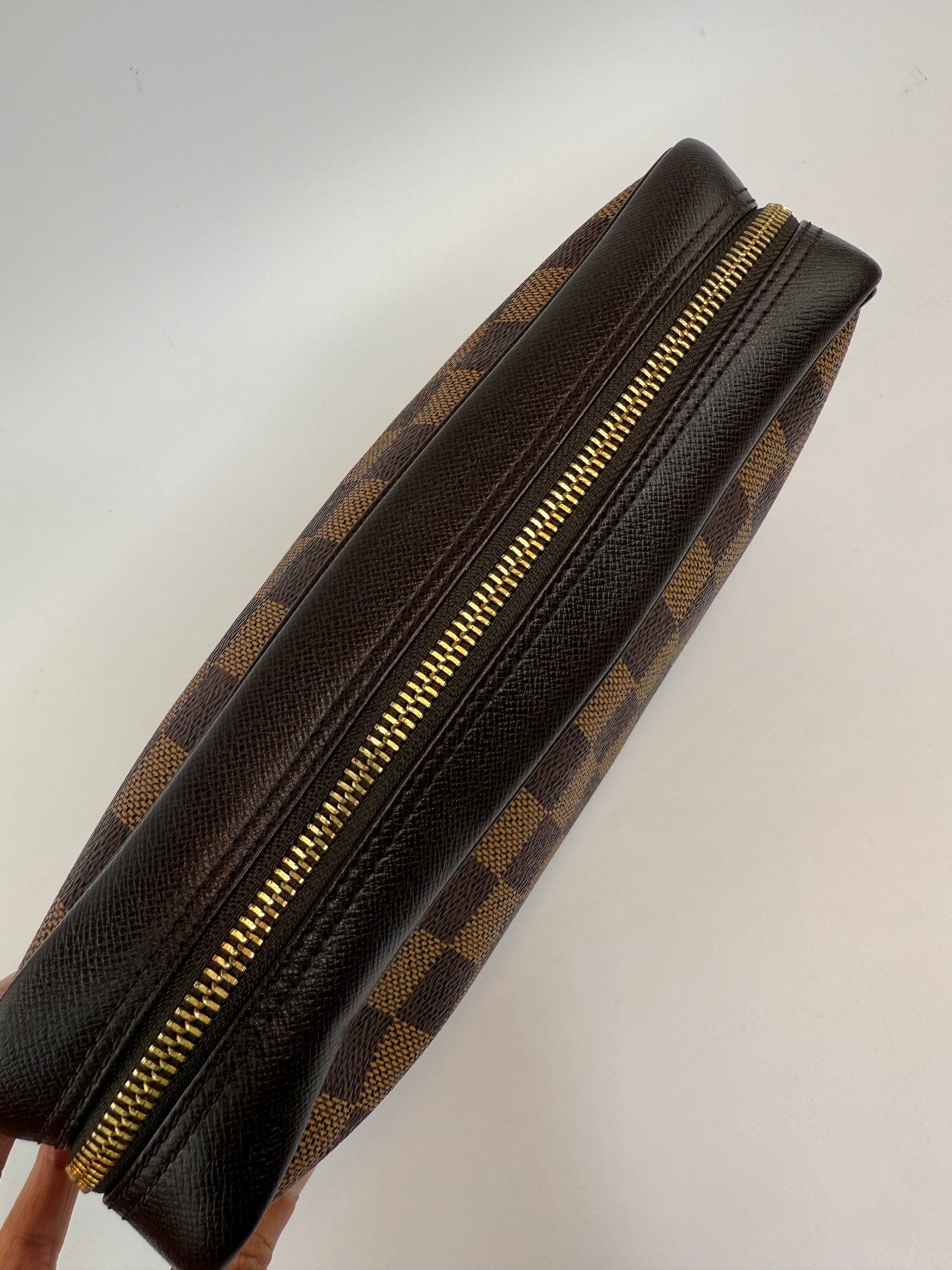 Louis Vuitton Toiletry Pouch in Damier  Ebene