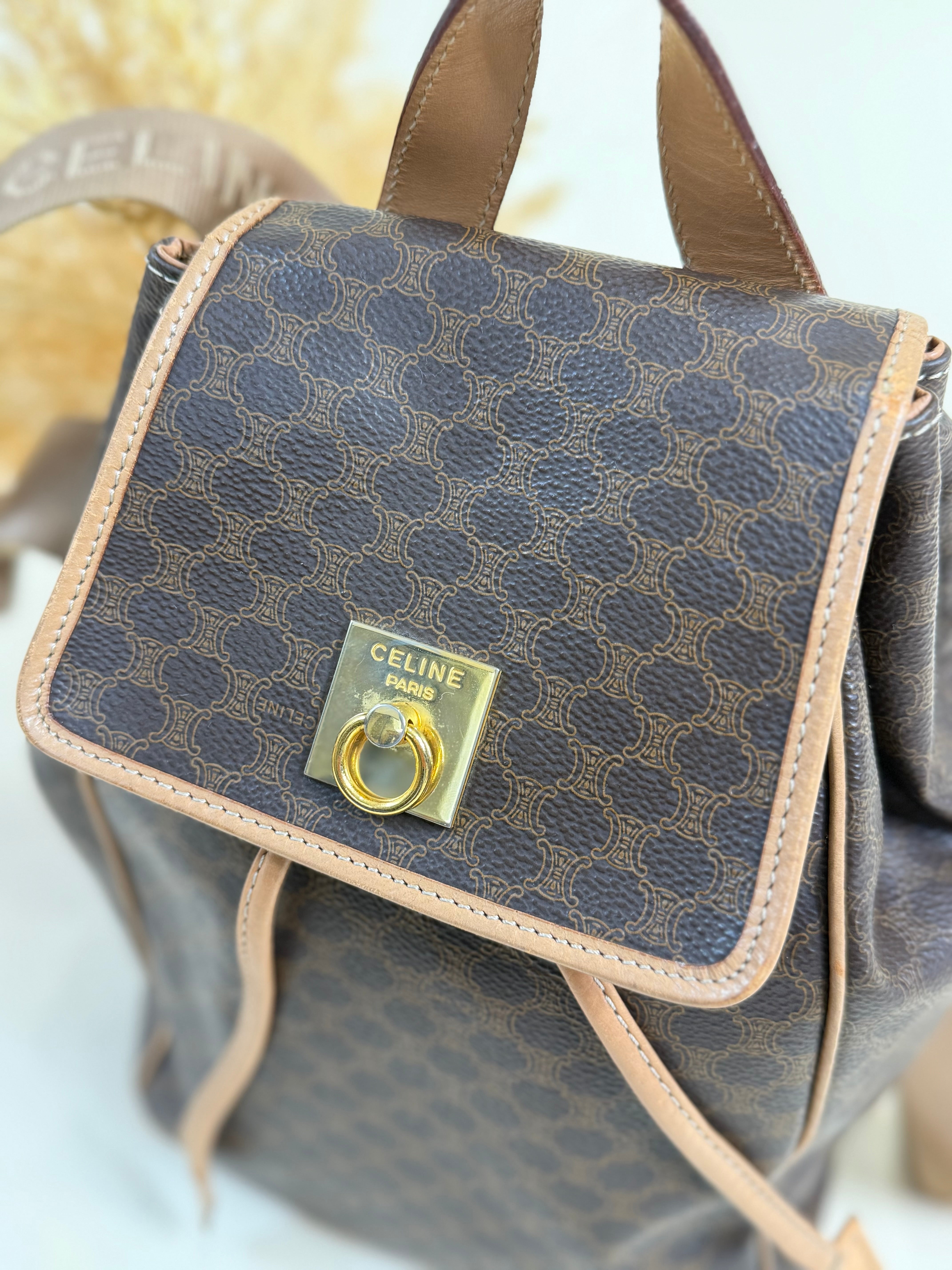 Celine Macadam Small Backpack