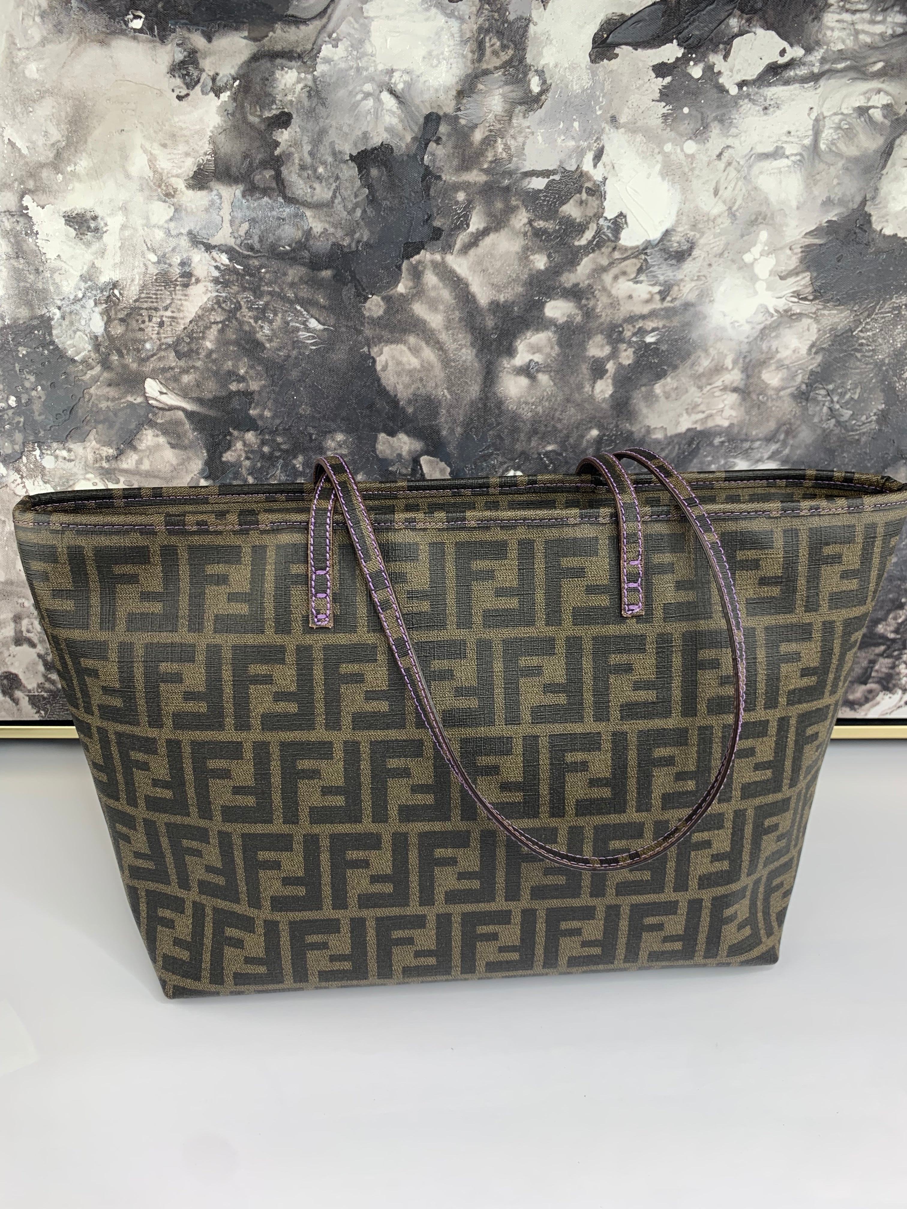 Fendi Zucca Tote in Coated Canvas