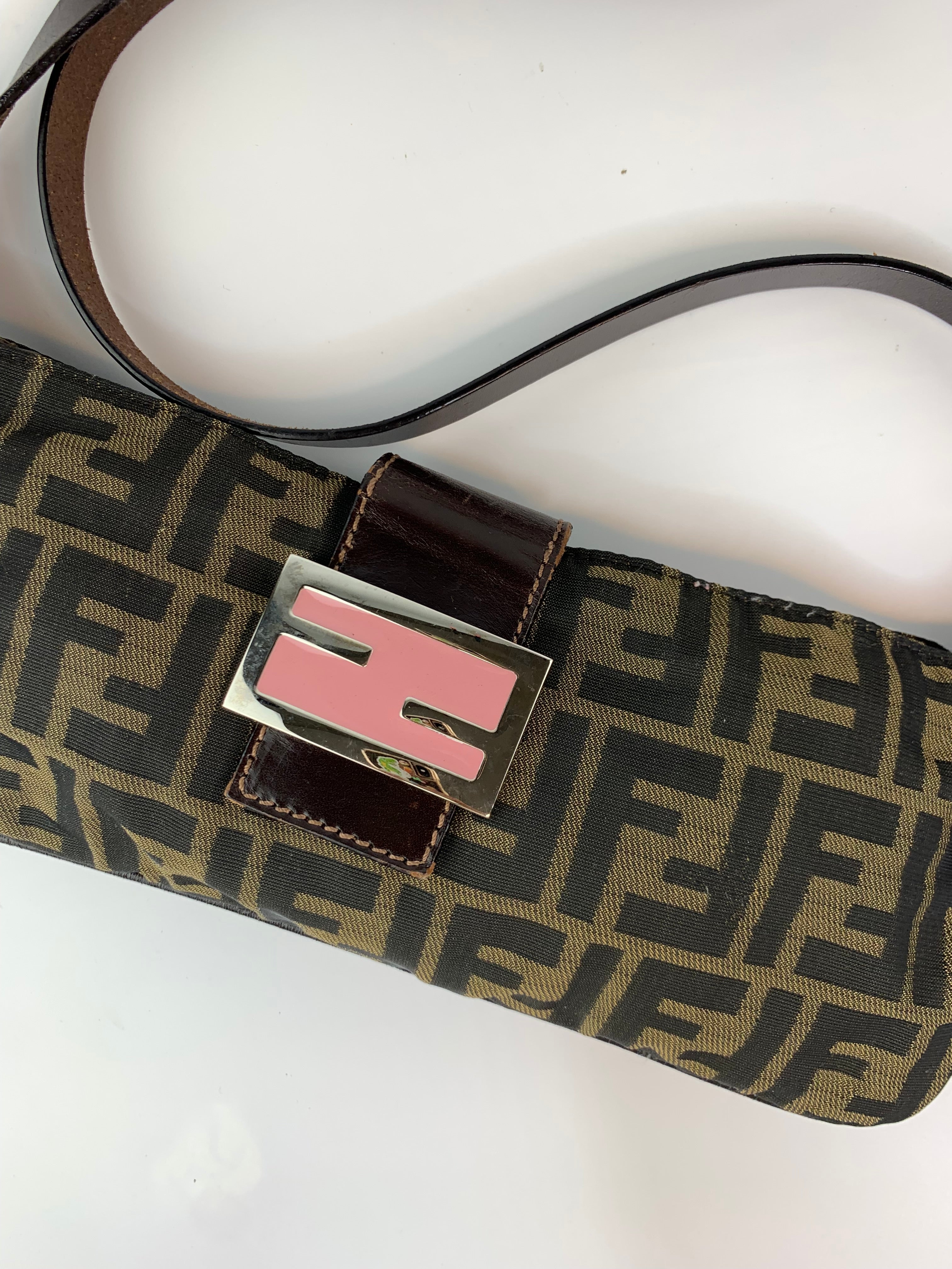 Fendi Zucca Crossbody/ Shoulder Bag