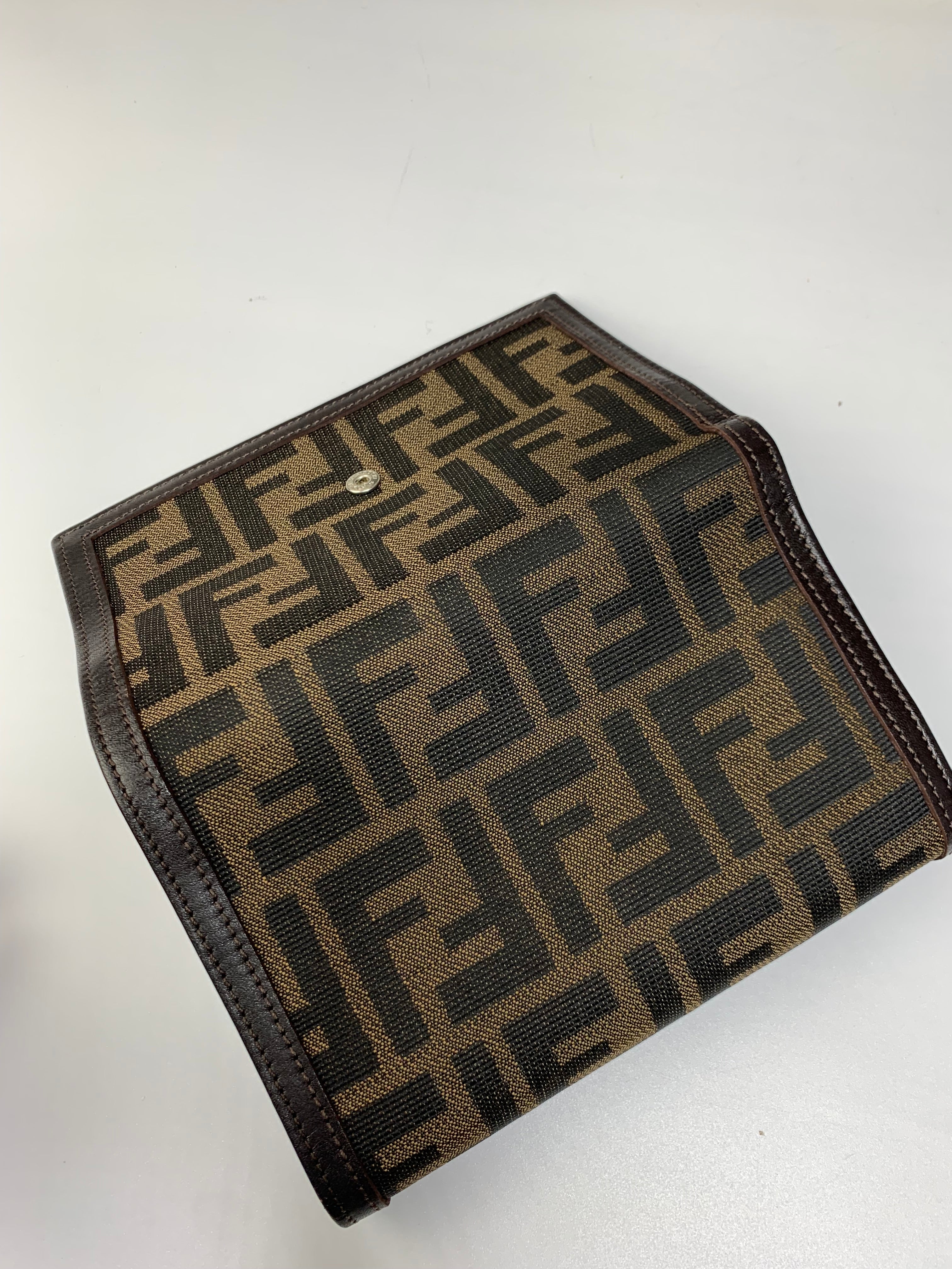 Fendi Zucca Trifold Wallet