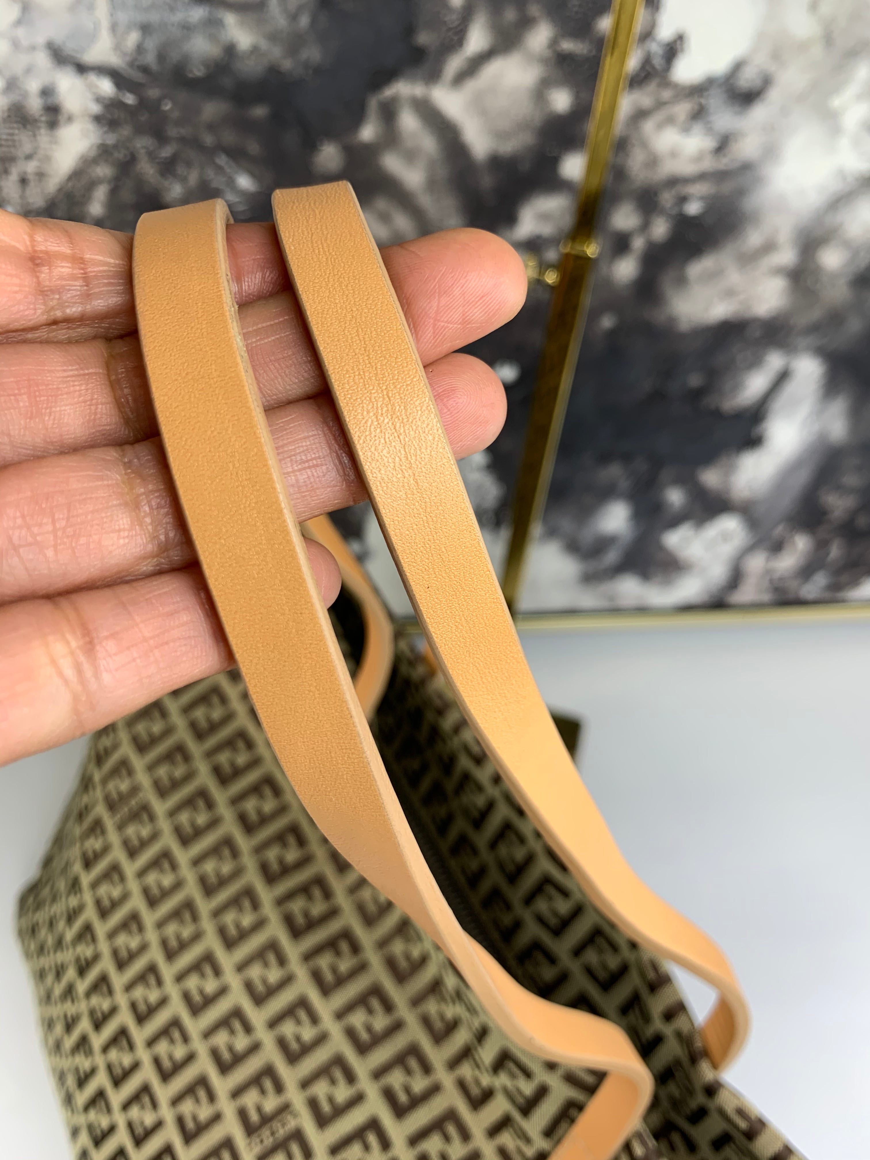 Fendi Zucchino Tote Bag