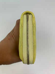 Chanel Caviar Zip Around Wallet
