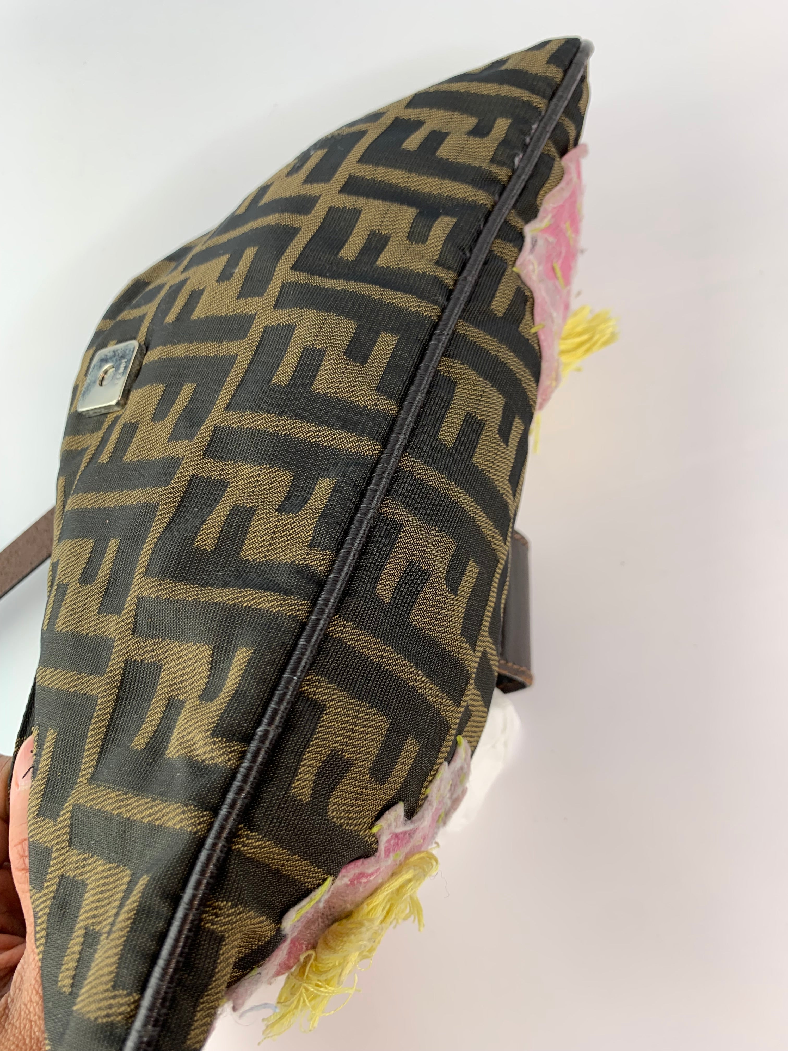 Fendi Zucca Crossbody/ Shoulder Bag
