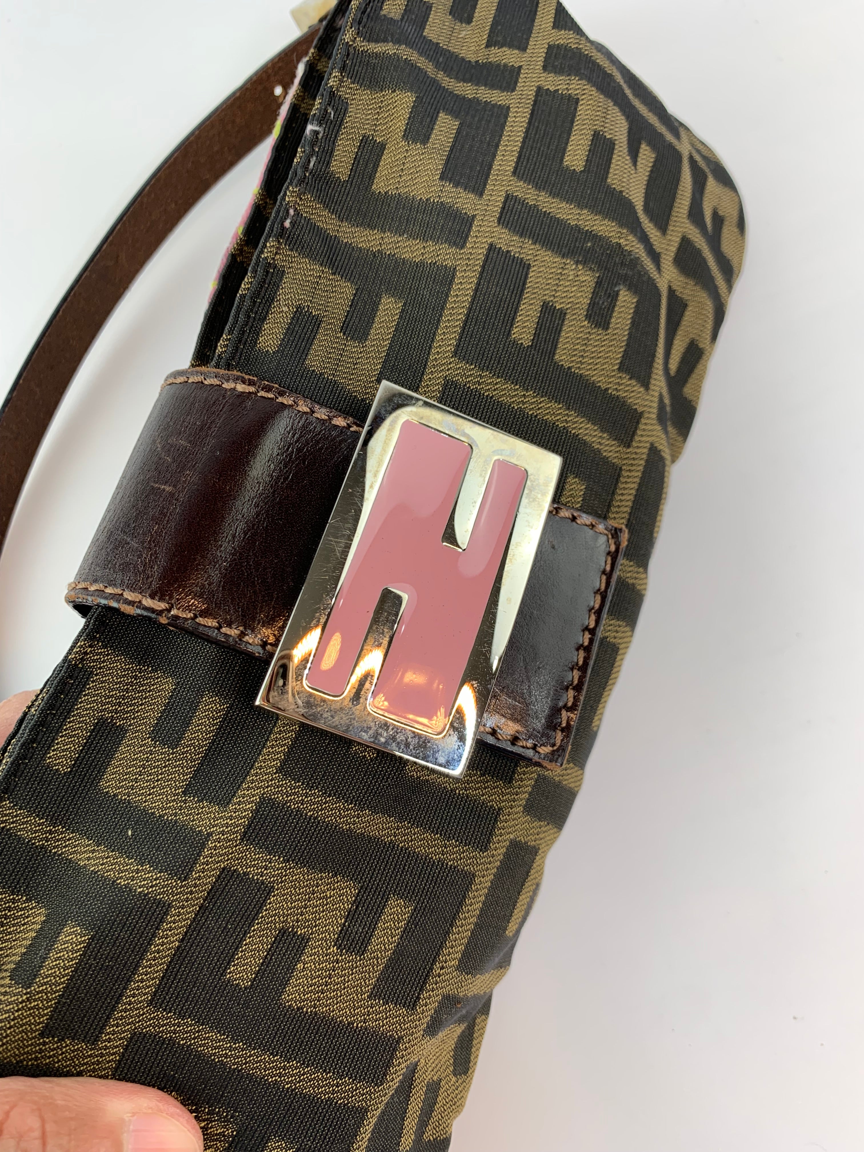 Fendi Zucca Crossbody/ Shoulder Bag