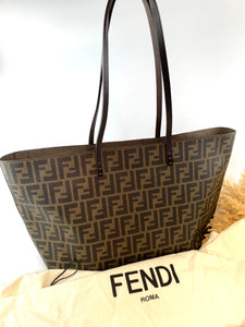 Fendi Zucca Tote in Canvas