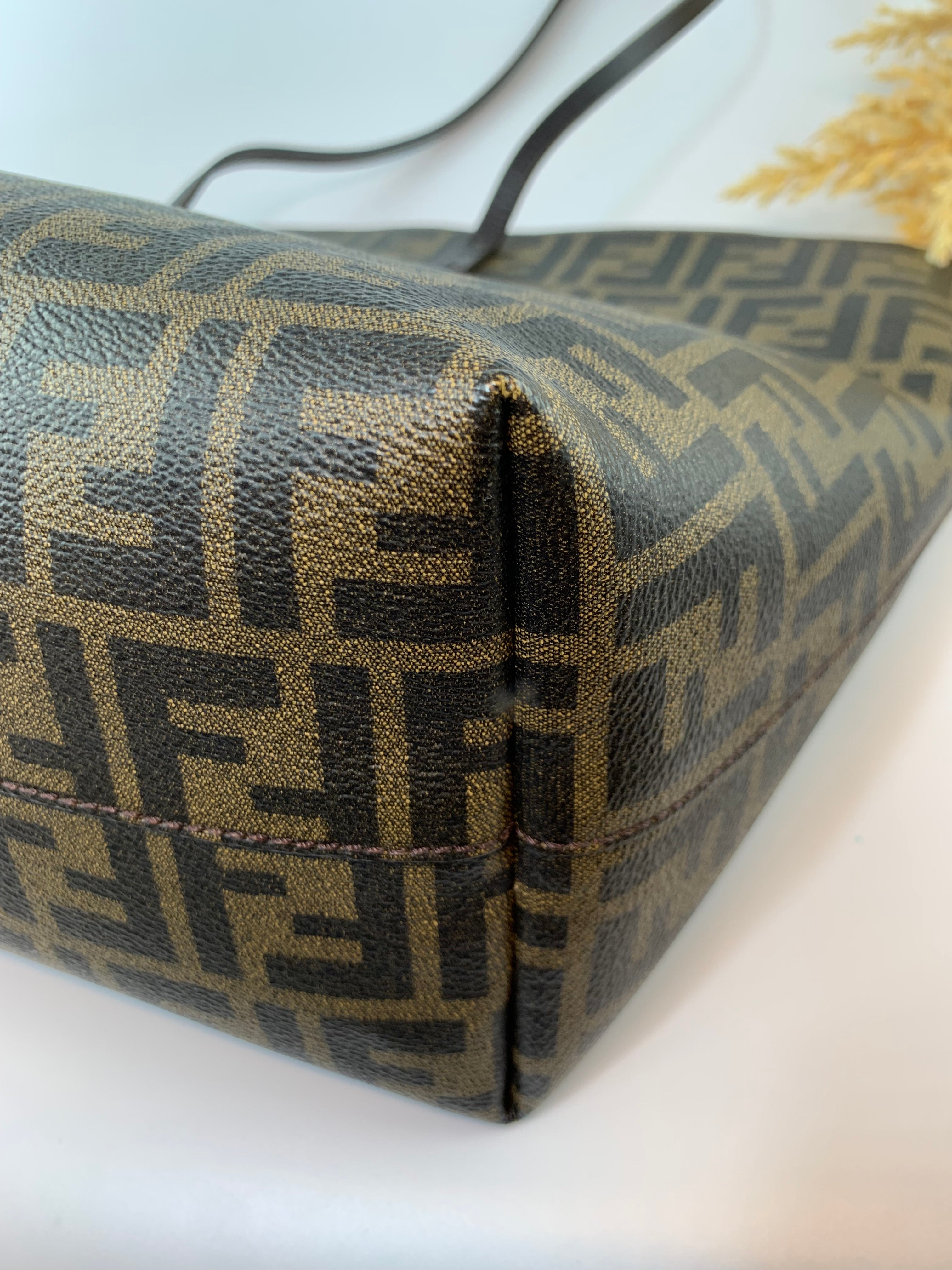 Fendi Zucca Tote in Canvas