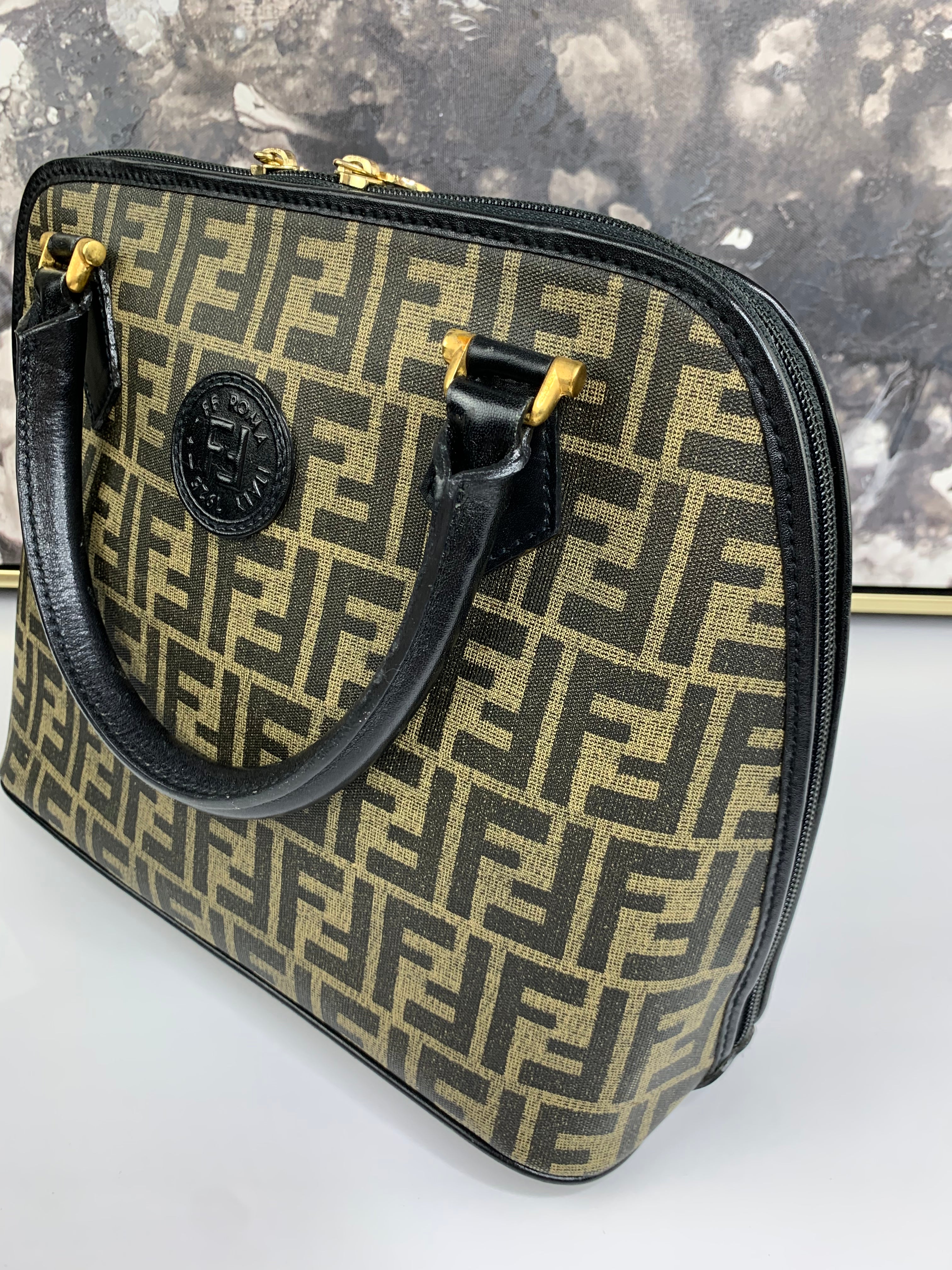 Fendi Zucca Top Handle Tote