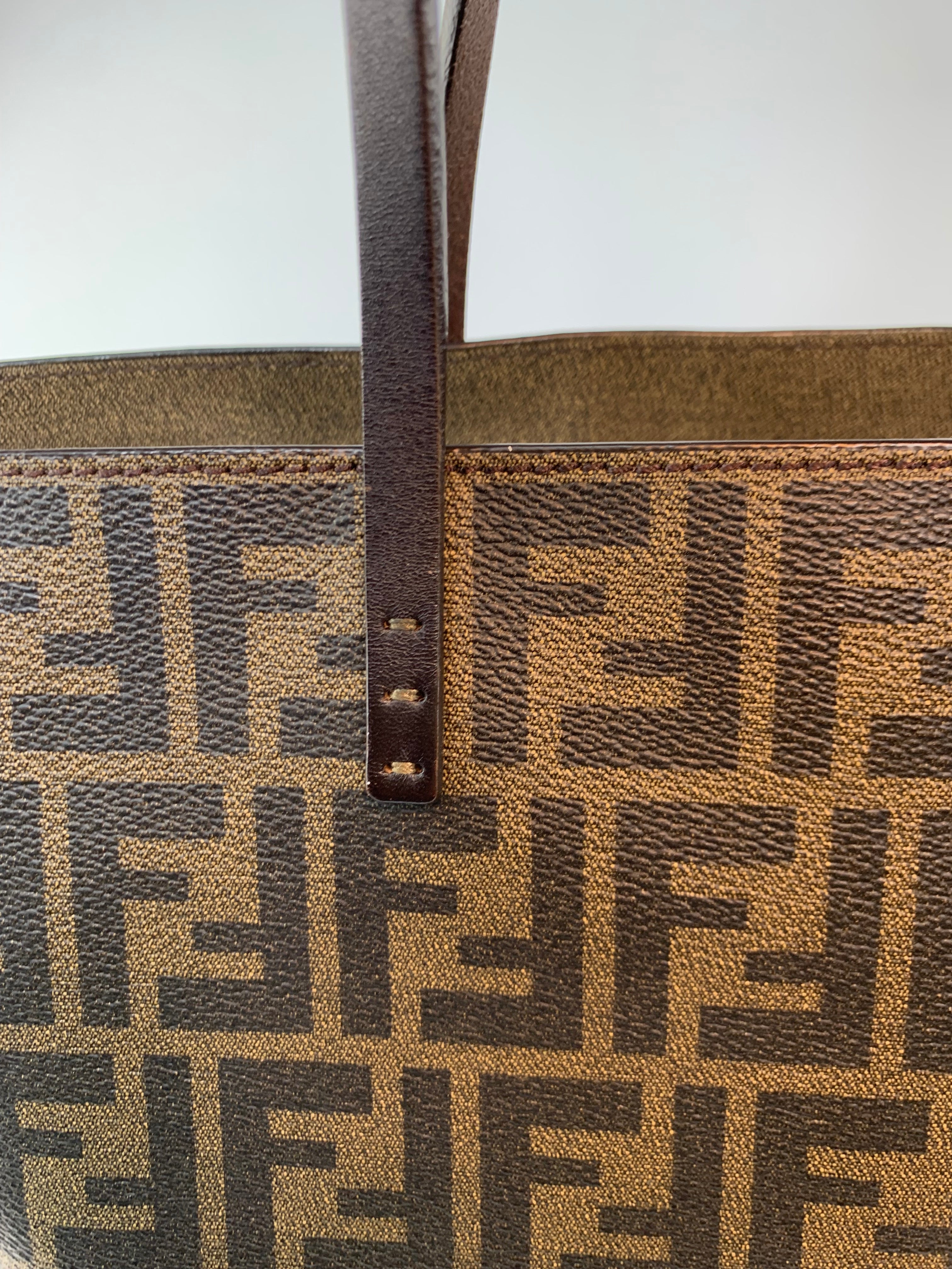 Fendi Zucca Tote in Canvas
