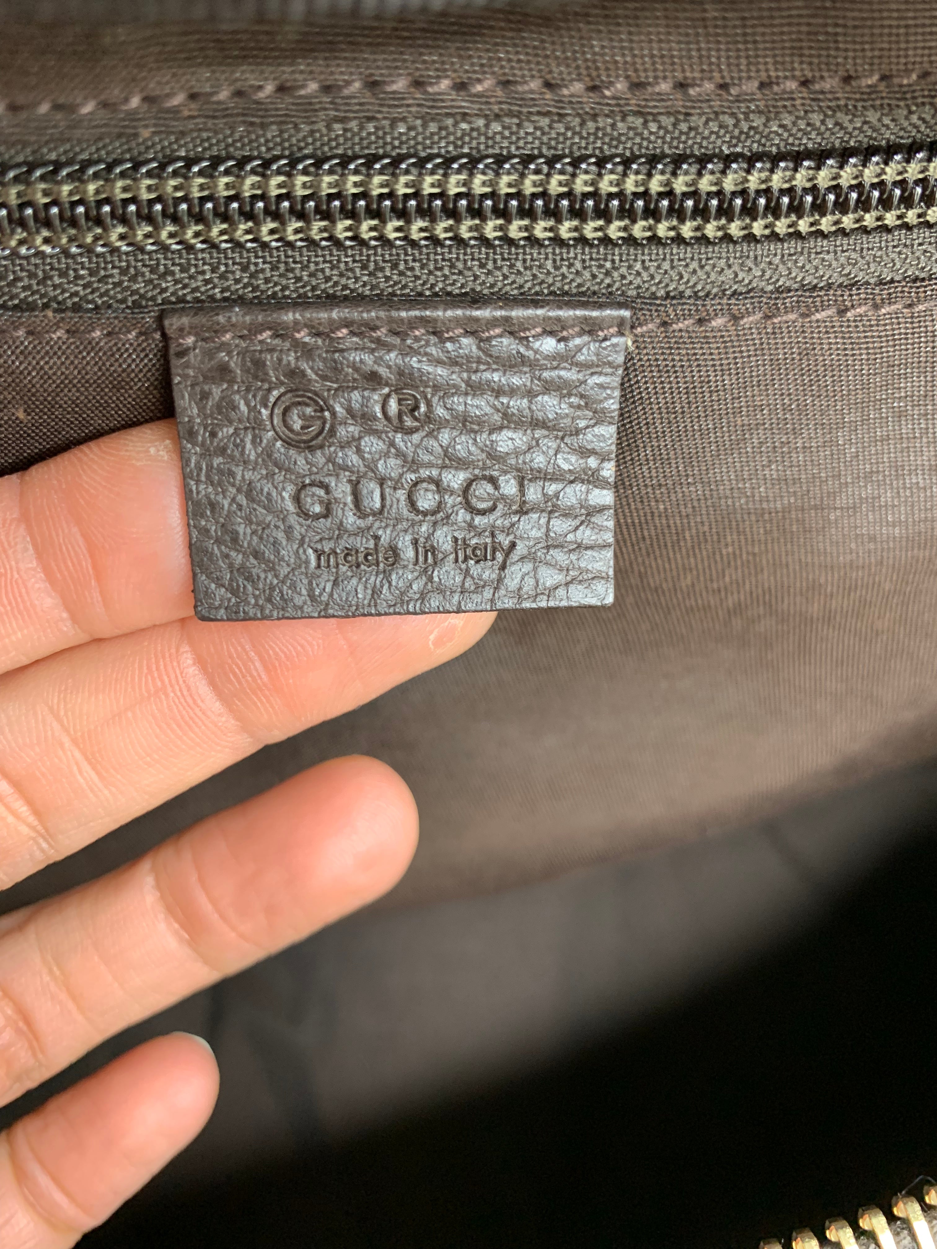 Gucci Crystal Canvas Travel Bag with Strap