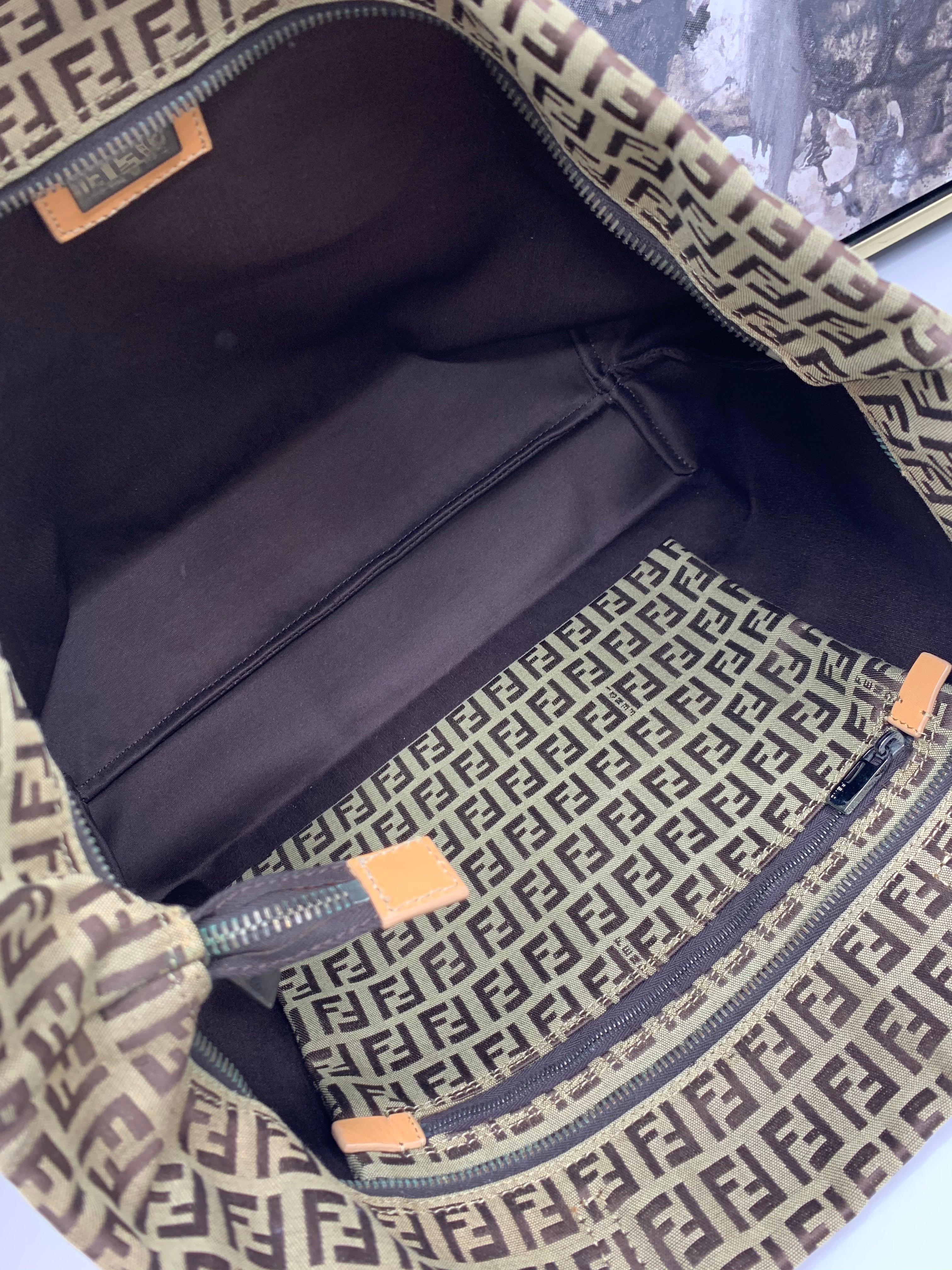 Fendi Zucchino Tote Bag