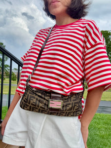Fendi Zucca Crossbody/ Shoulder Bag