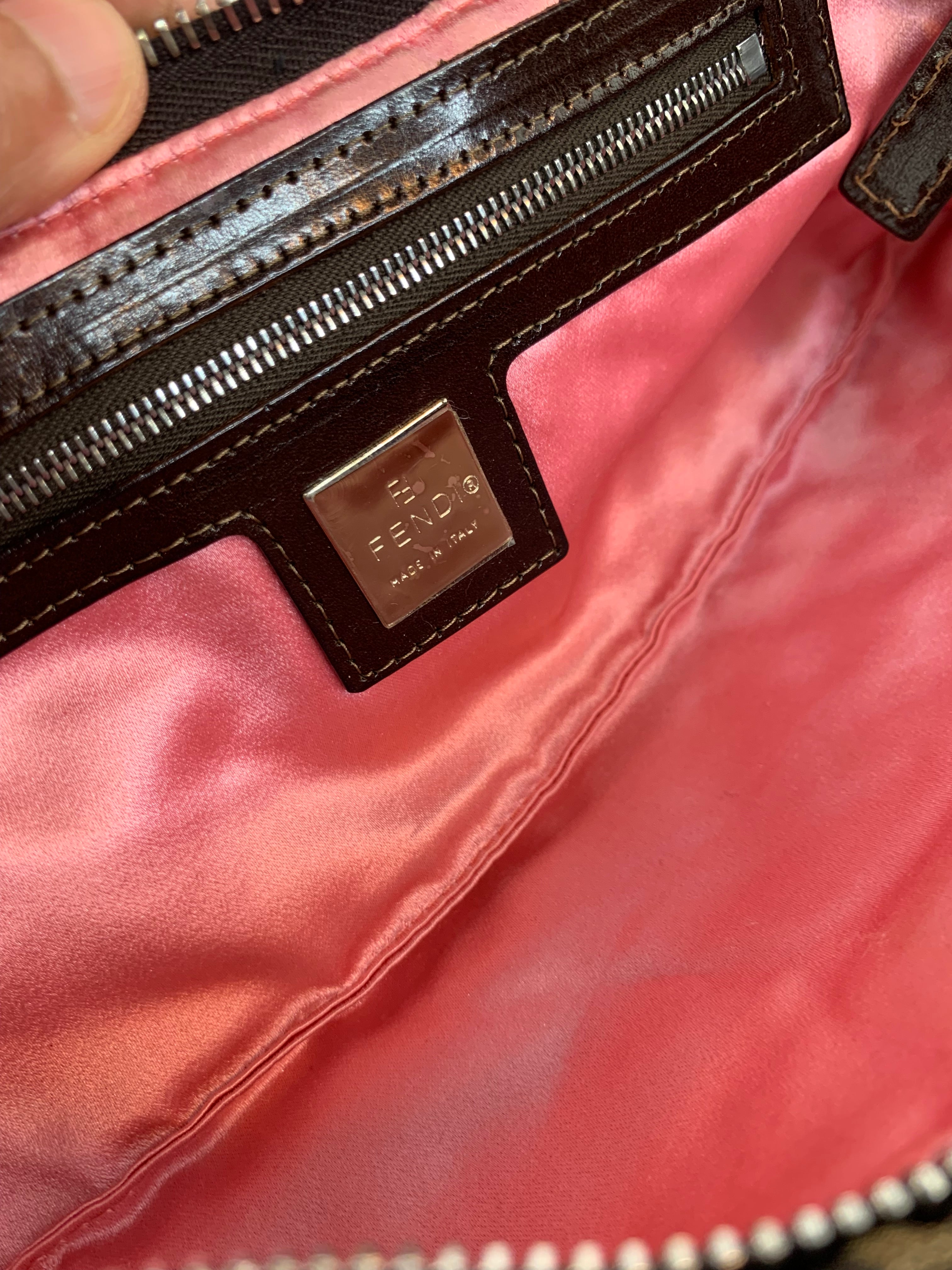 Fendi Zucca Crossbody/ Shoulder Bag