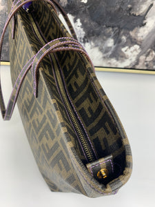 Fendi Zucca Tote in Coated Canvas