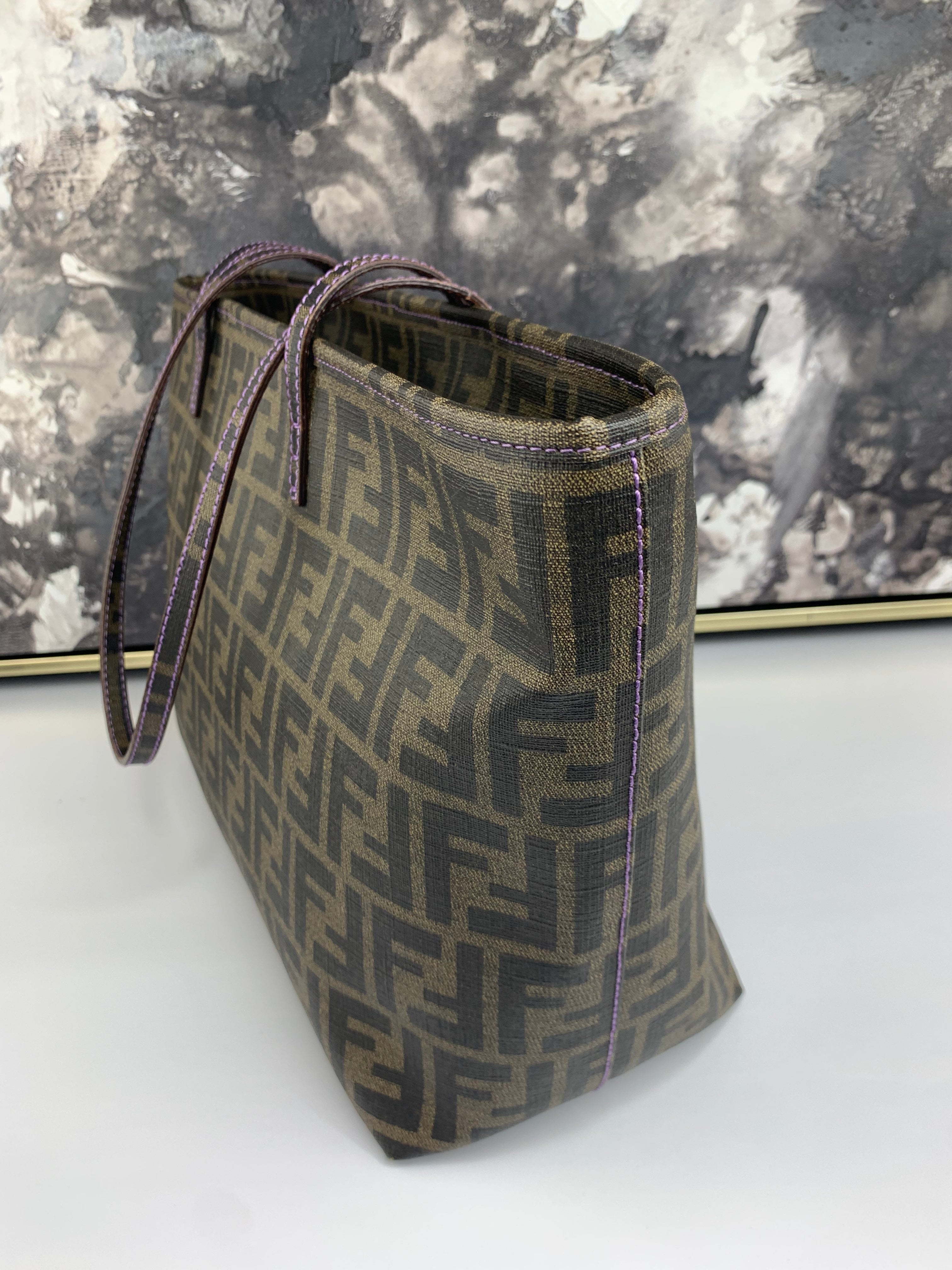 Fendi Zucca Tote in Coated Canvas