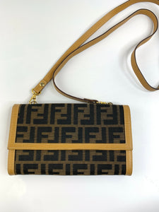 Fendi Zucca Wallet on Chain