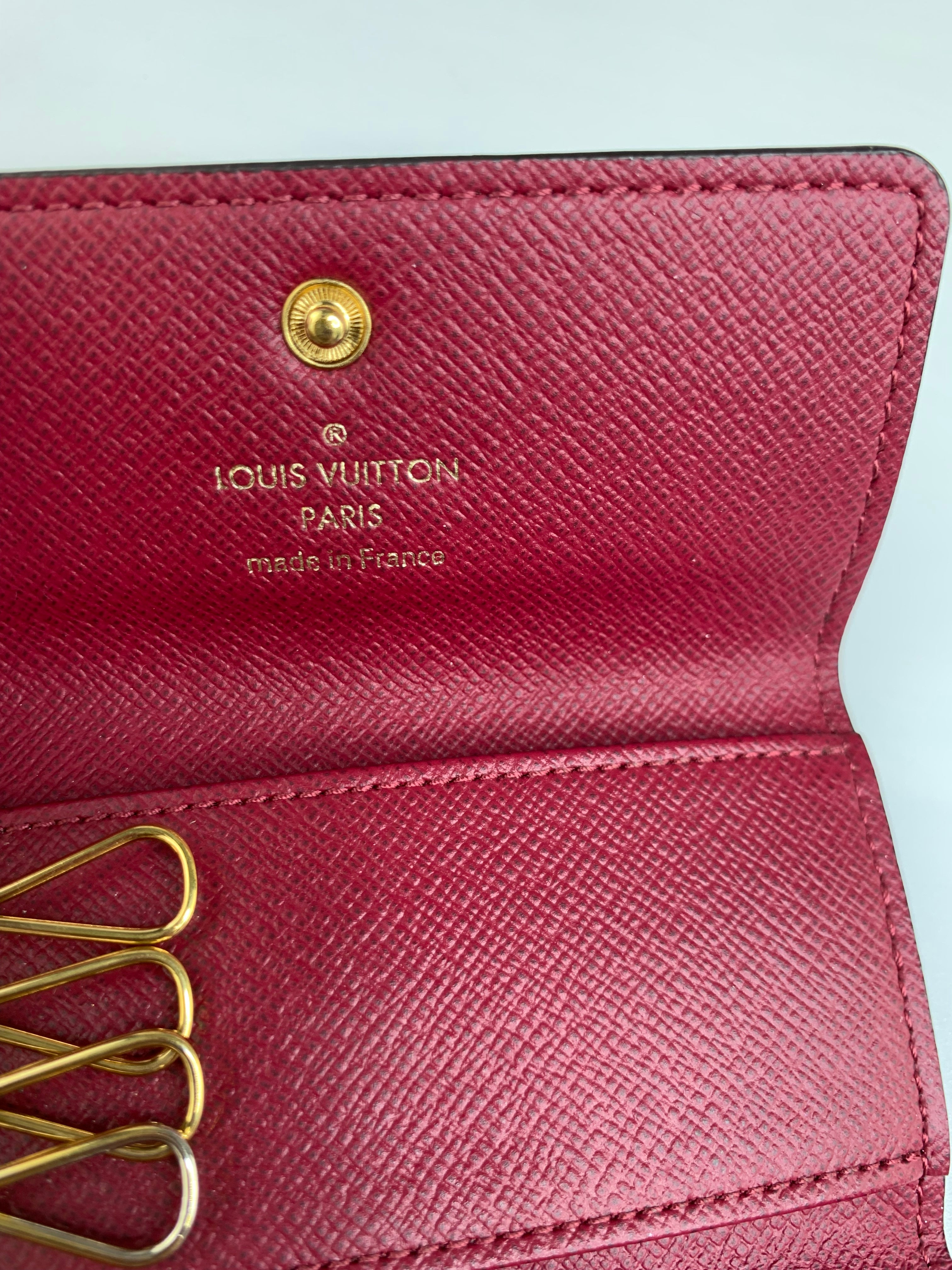 Louis Vuitton 4 Key Holder Fuschia