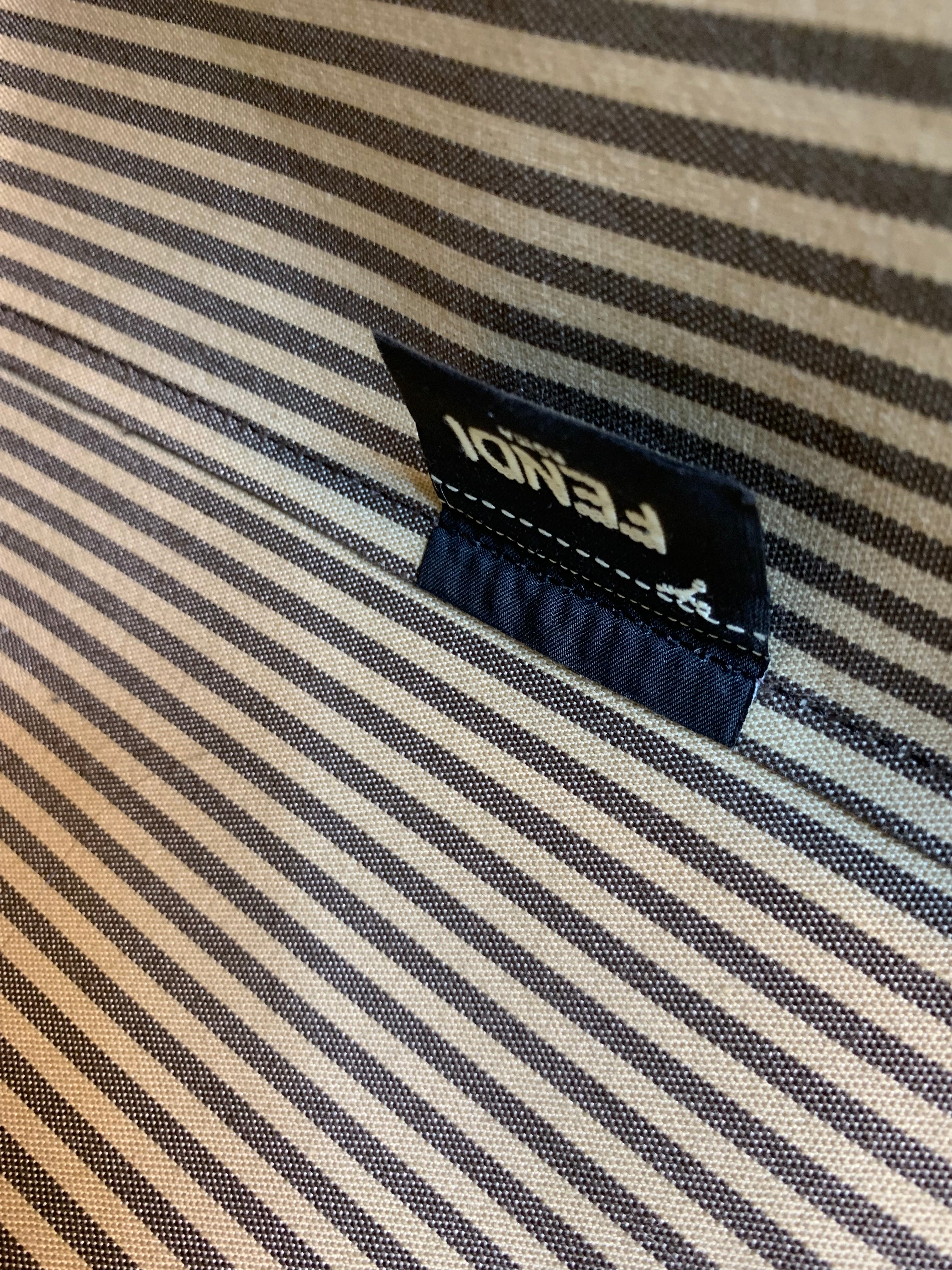 Fendi Zucca Tote in Canvas