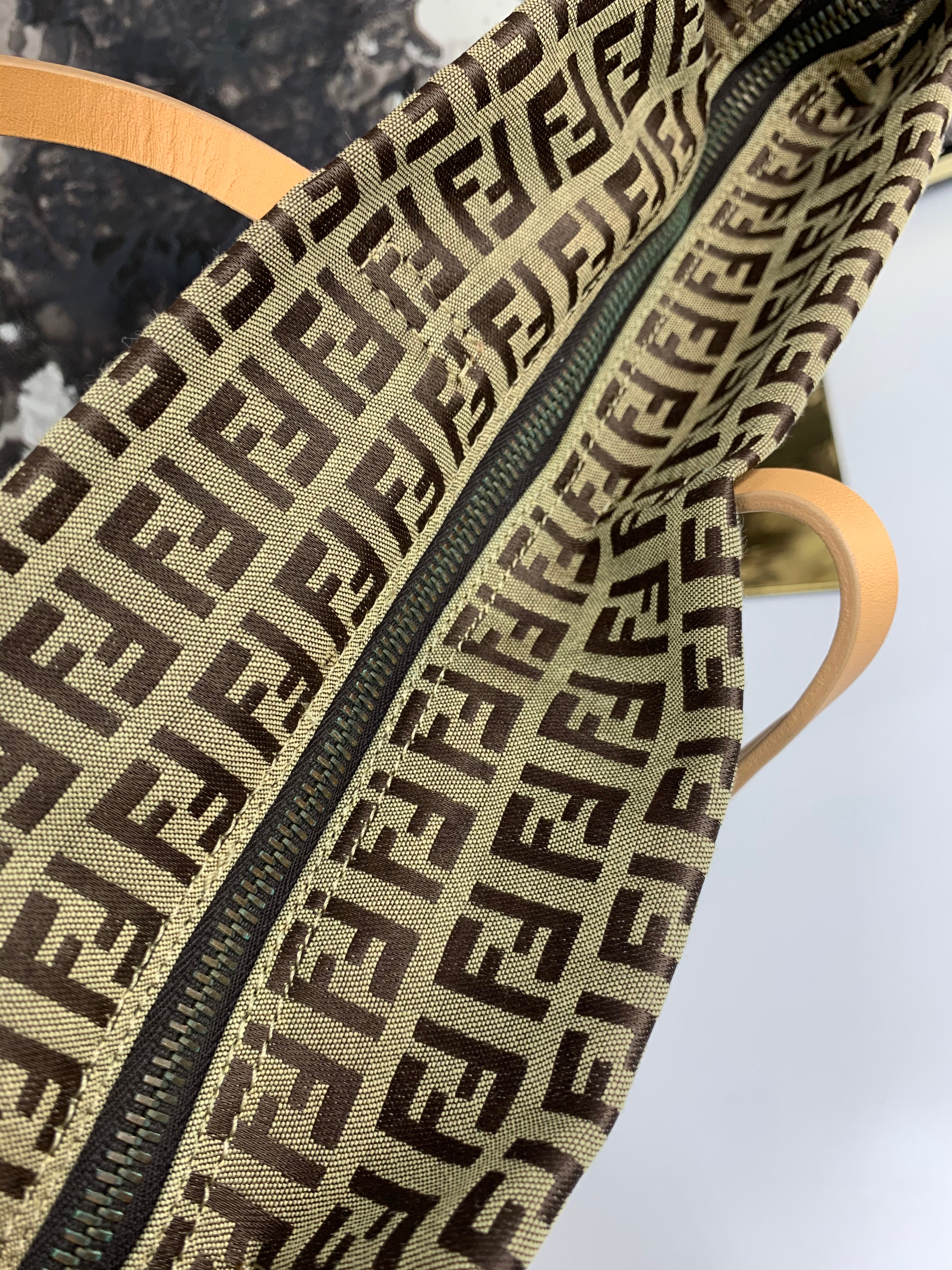 Fendi Zucchino Tote Bag