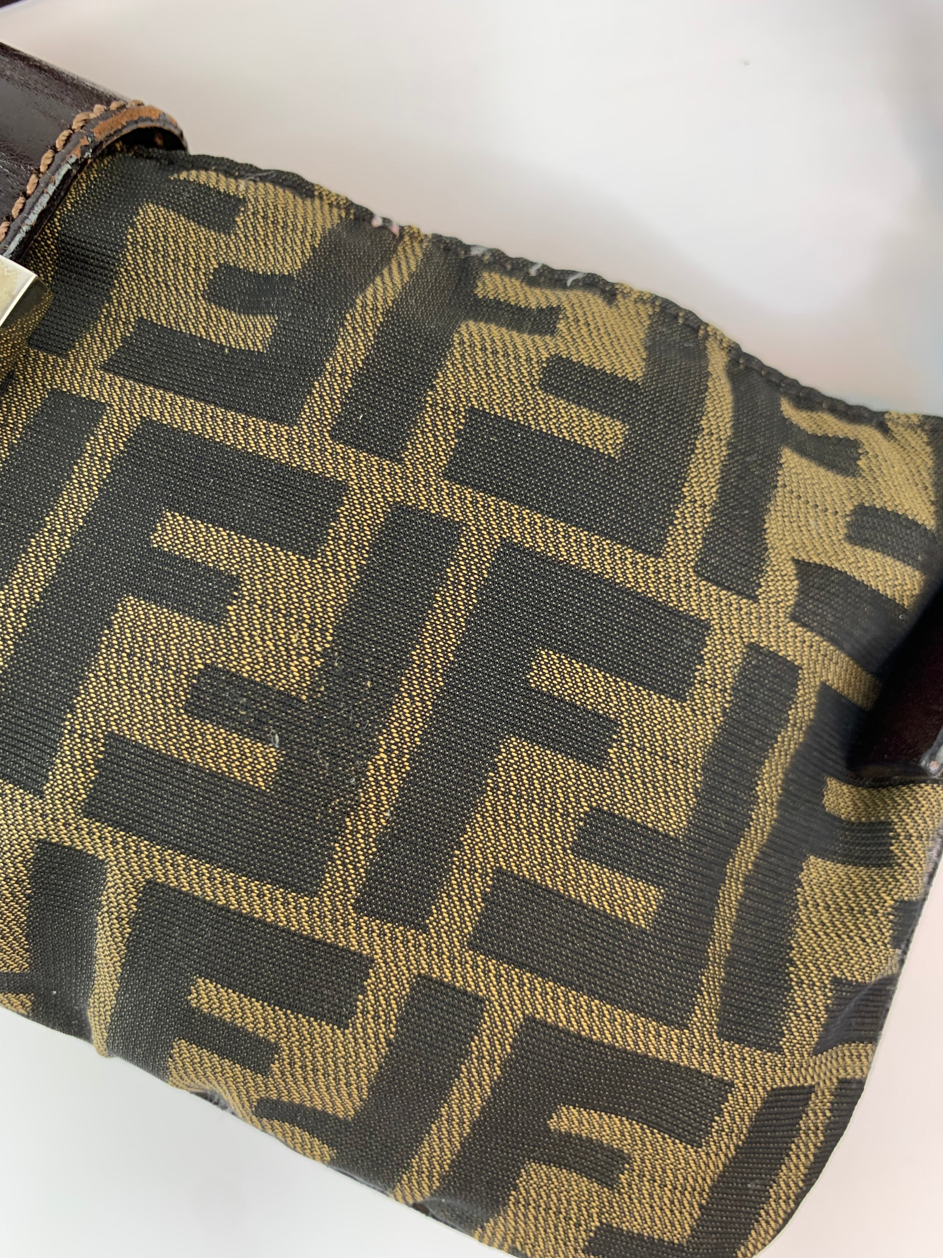 Fendi Zucca Crossbody/ Shoulder Bag